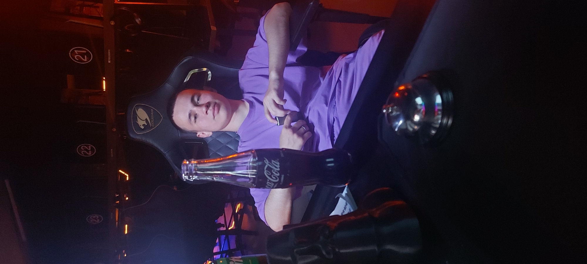 Person documents morning selfies and gaming setup in Tashkent