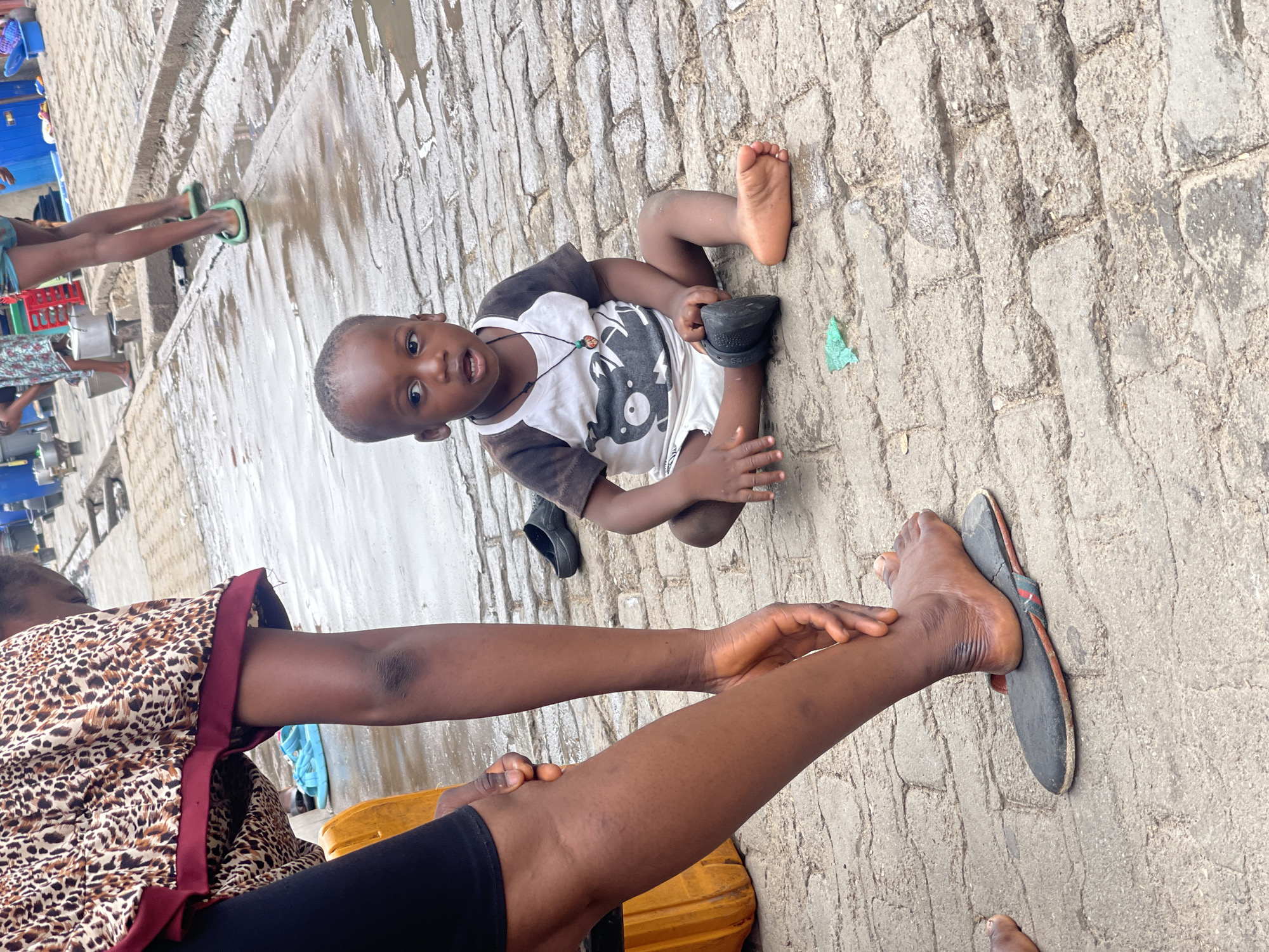 Morning routines captured in Nyanya, Nigeria residential area