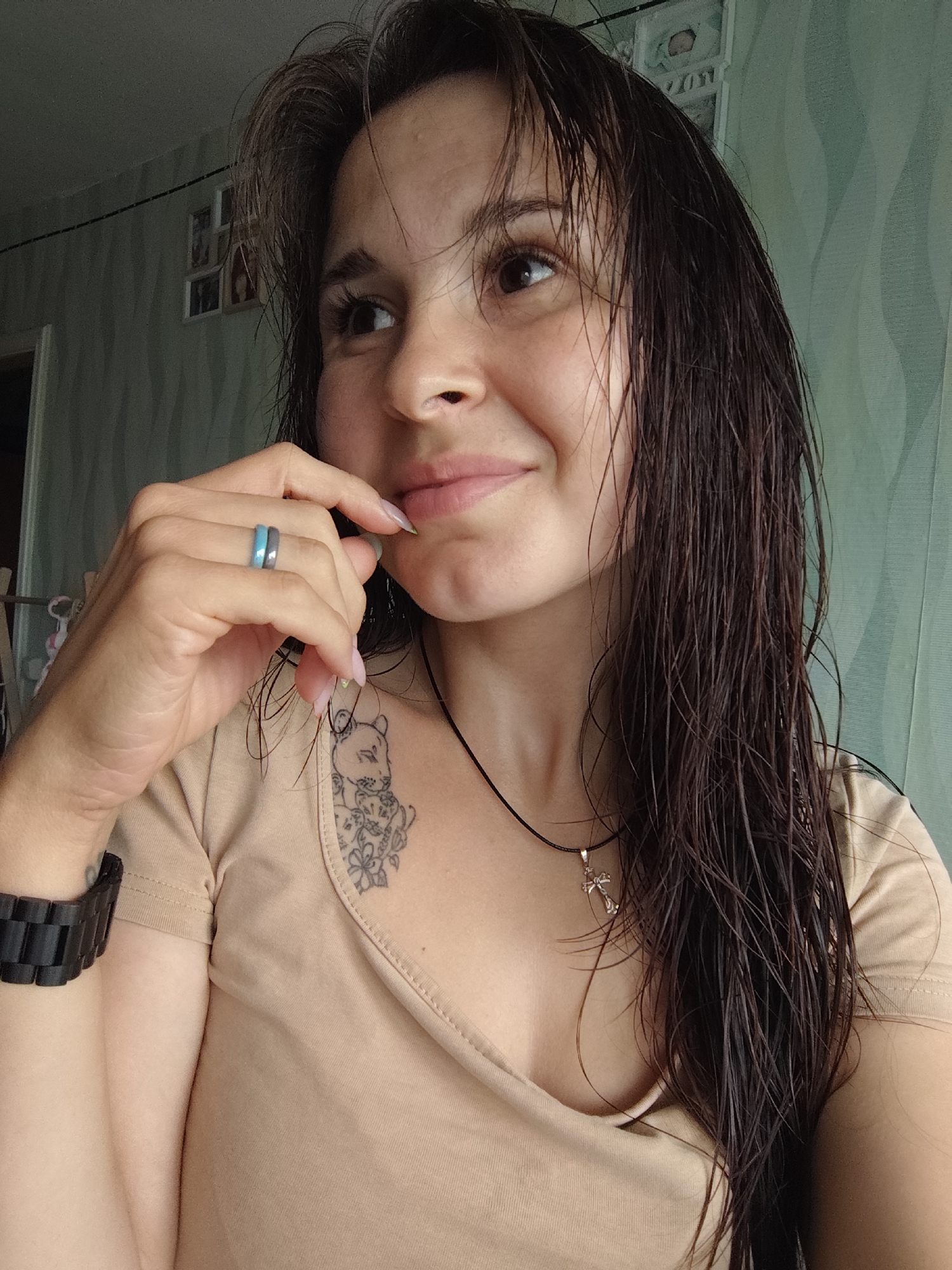 Post-swim selfie session in Фоки, Russia