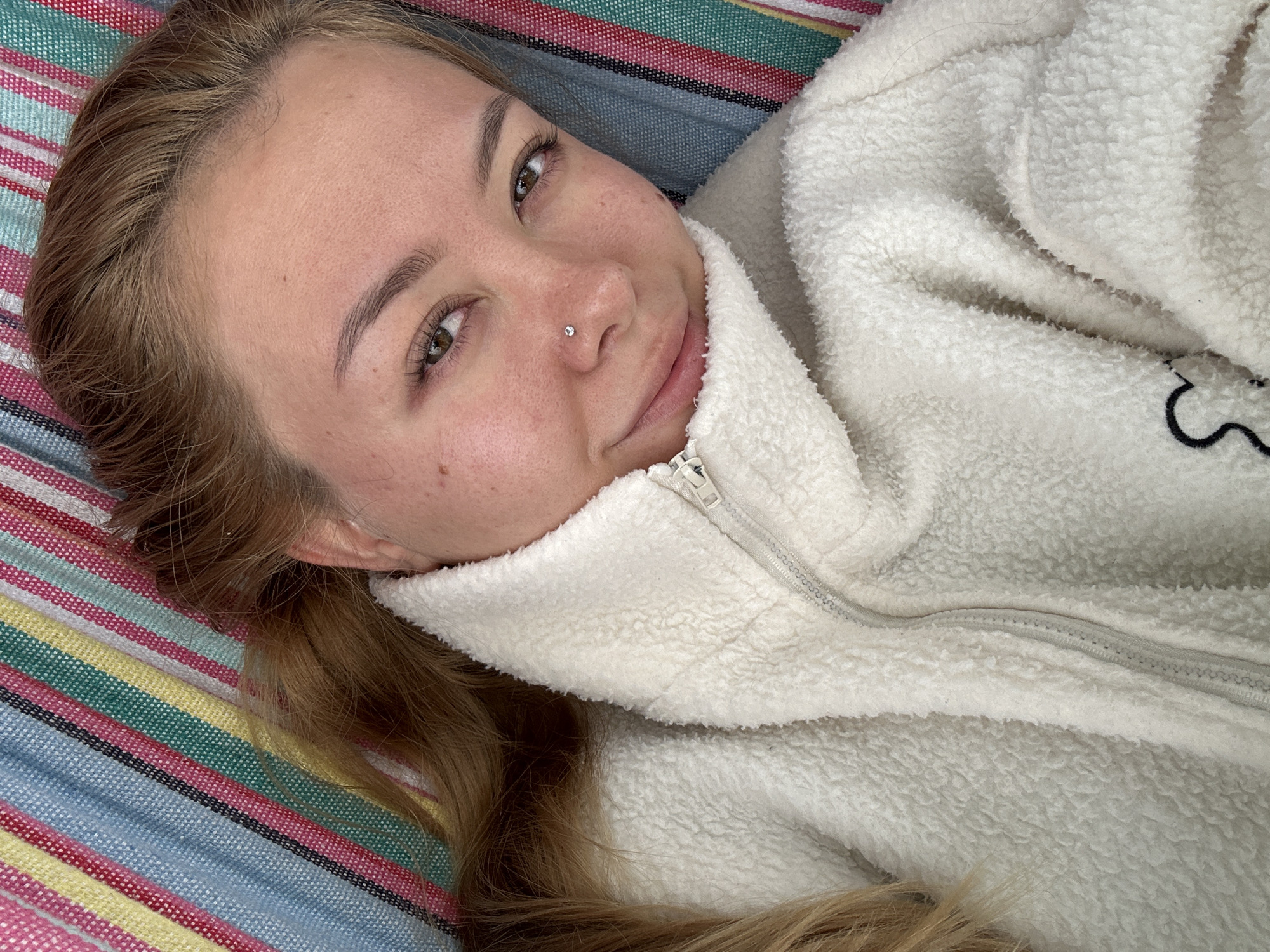 Rural morning captures: hammock relaxation, farm animals, garden blooms