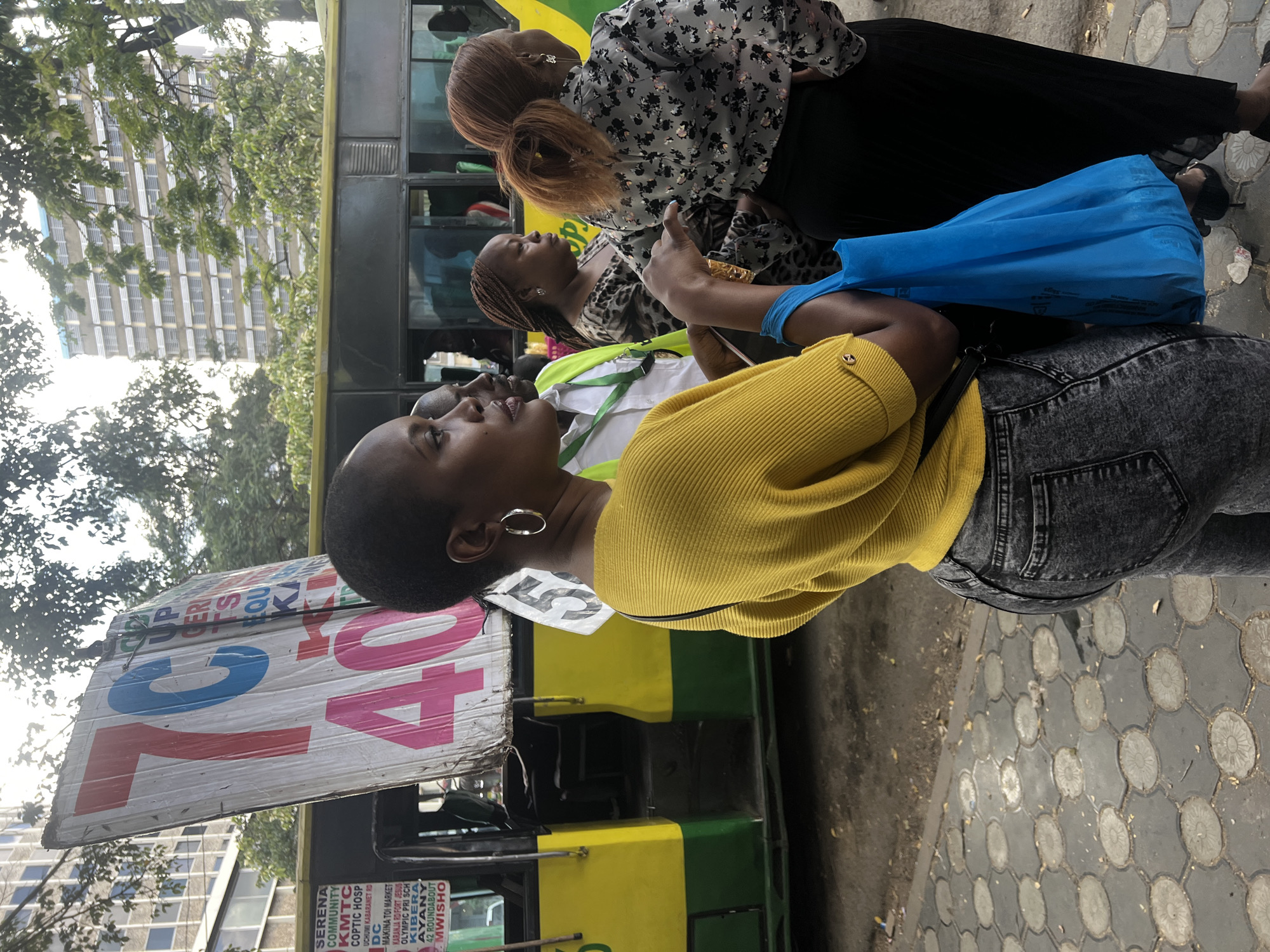 Daily life scenes captured in Nairobi including transport, electoral activity