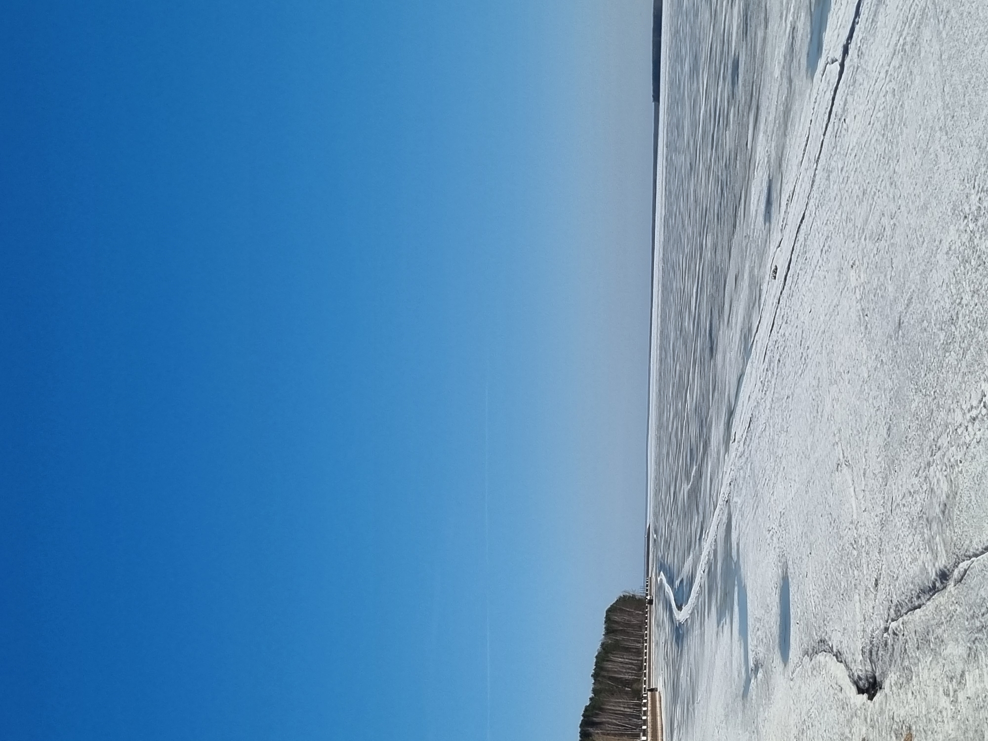 Woman captures winter landscape selfie in Chaikovsky Russia