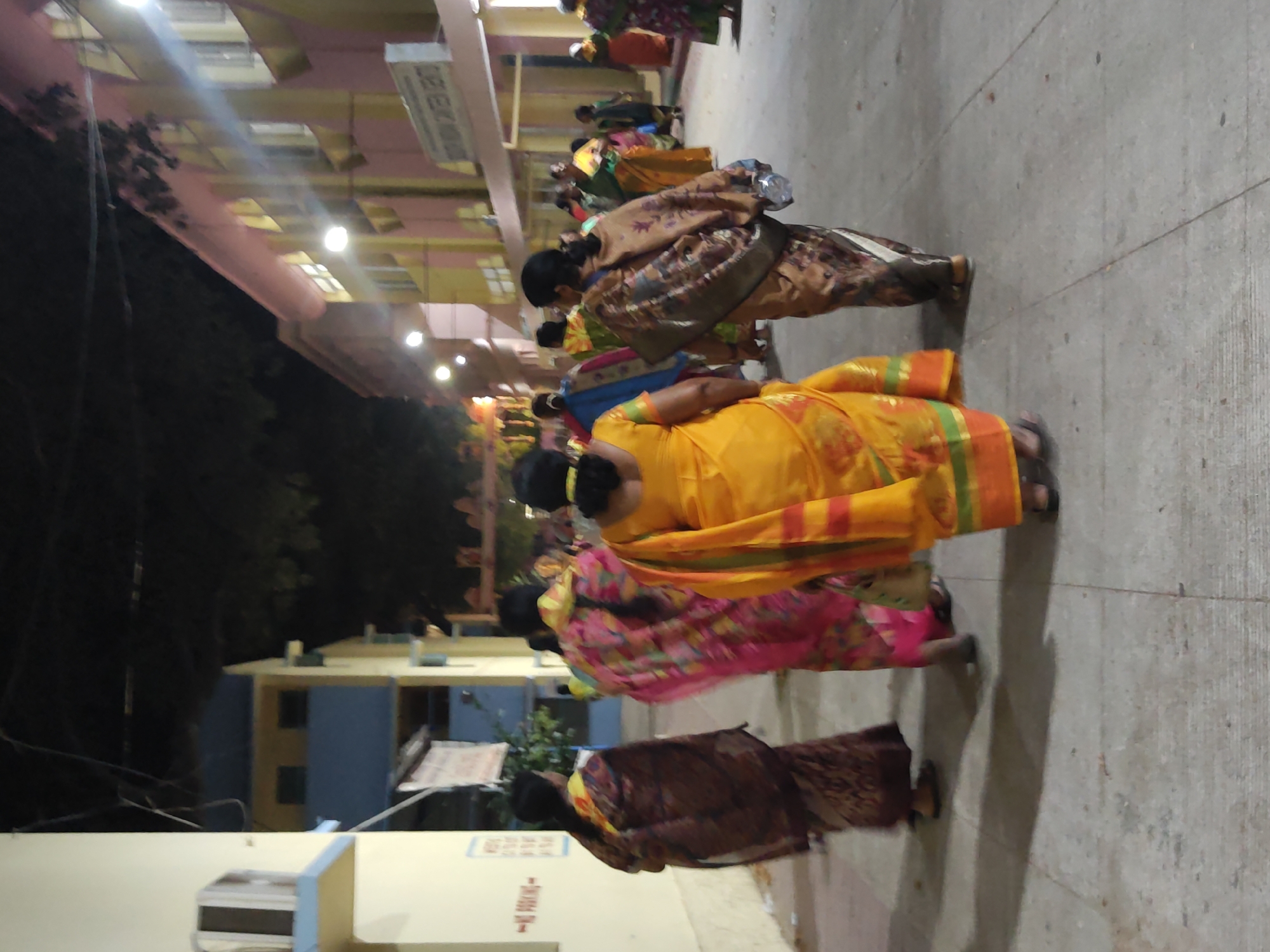 Daily life moments captured across Puttaparthi streets and courtyards