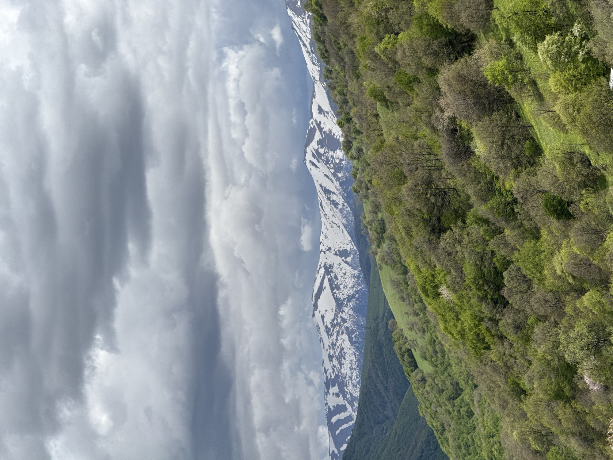 Spring day documented in rural Karaberd, Armenia