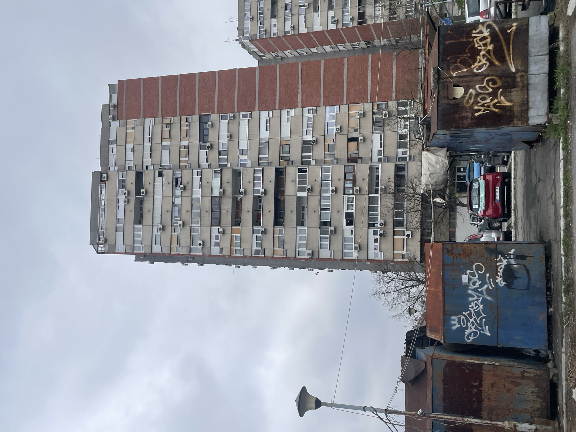 Residential building documented in Belgrade, Serbia