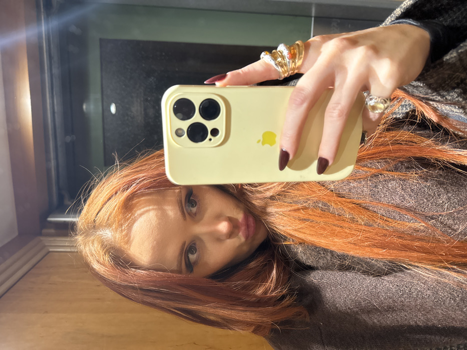 Woman Takes Mirror Selfies in Paris Elevator