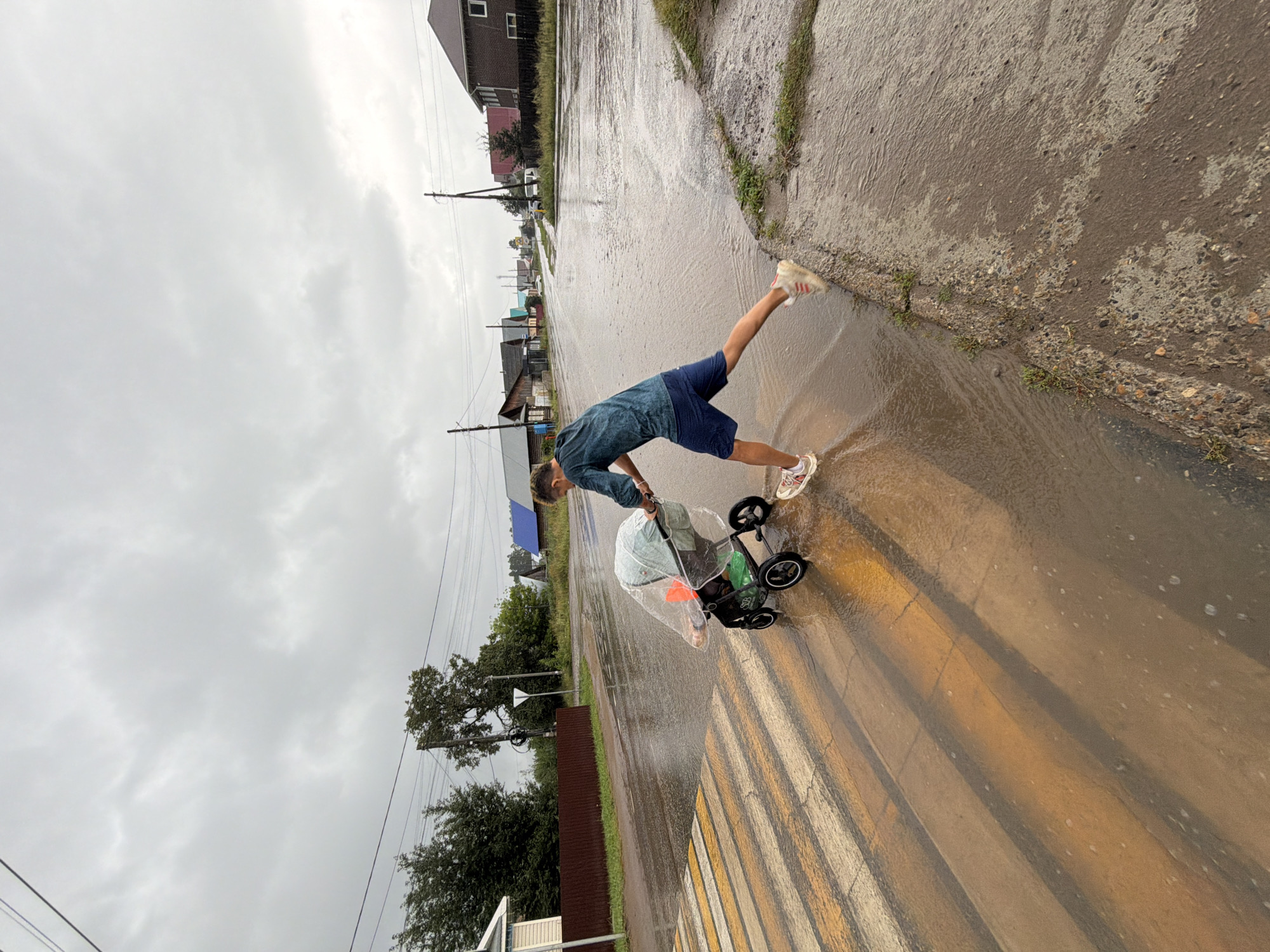 Chaikovsky soaked by heavy summer rain