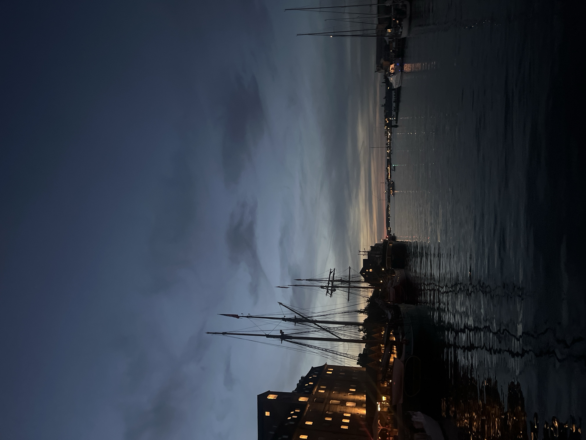 Copenhagen waterfront comes alive on a summer evening