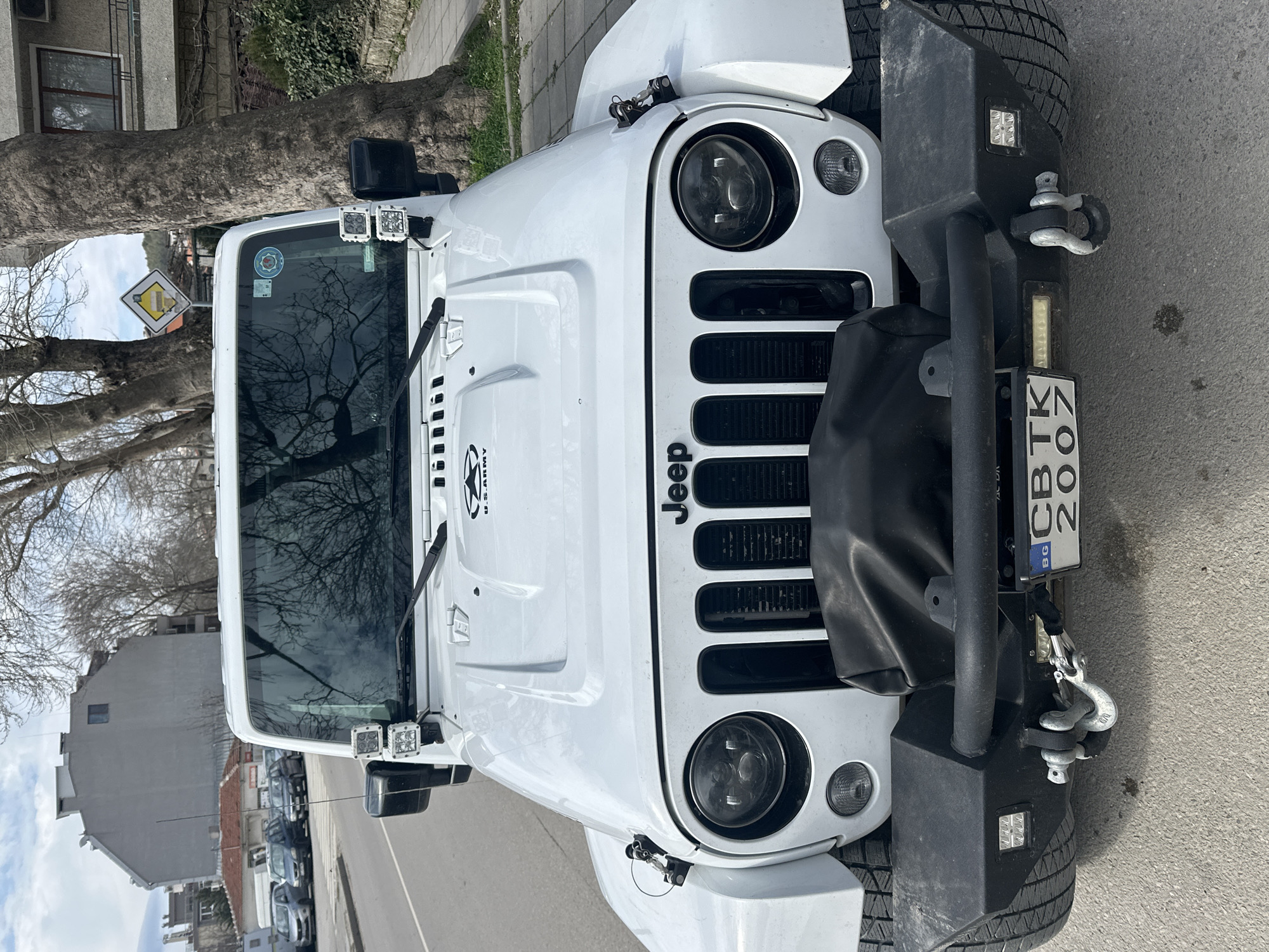Modified Jeep Wrangler spotted parked on Varna street