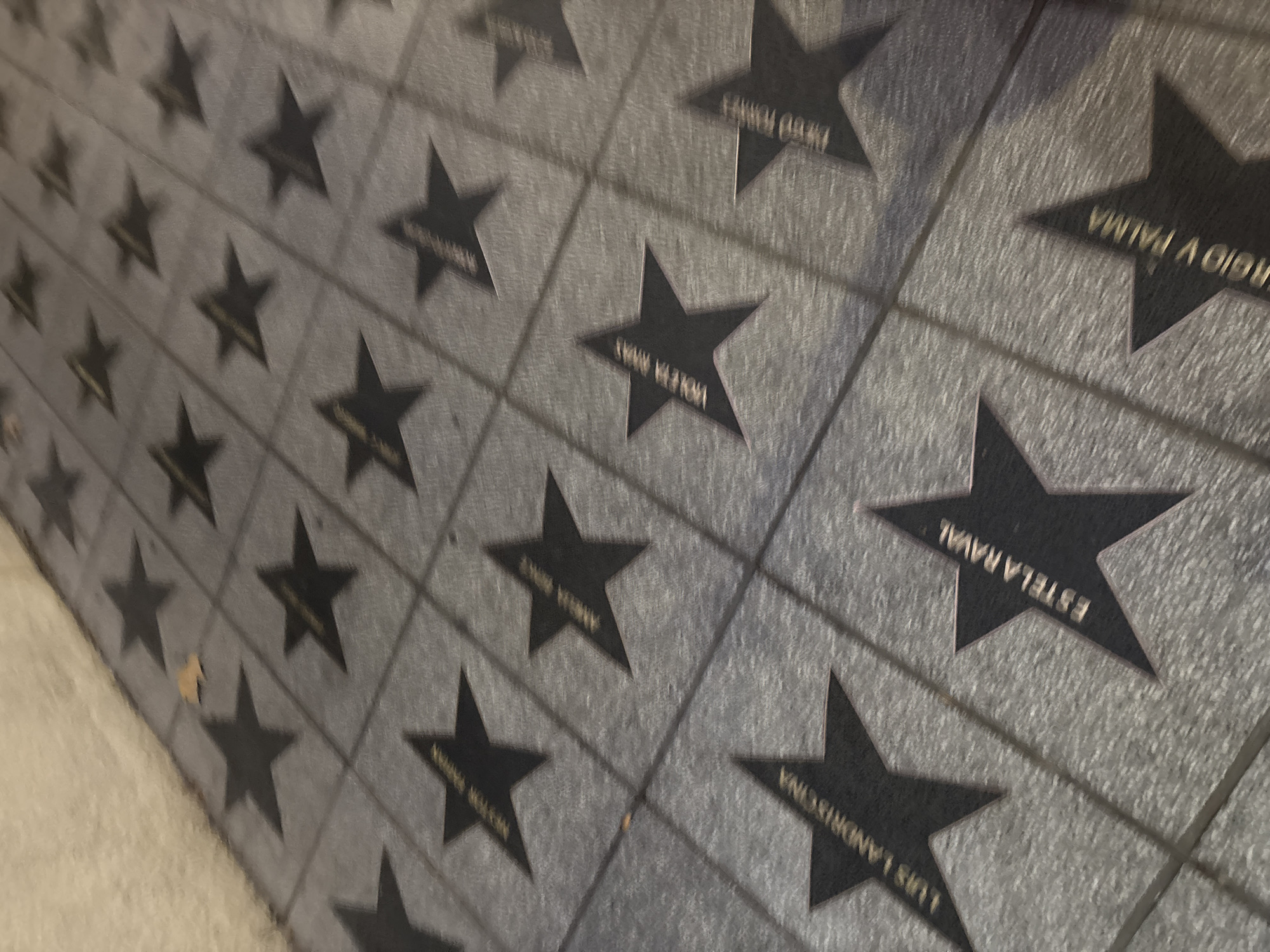 Buenos Aires Walk of Fame documented by witness