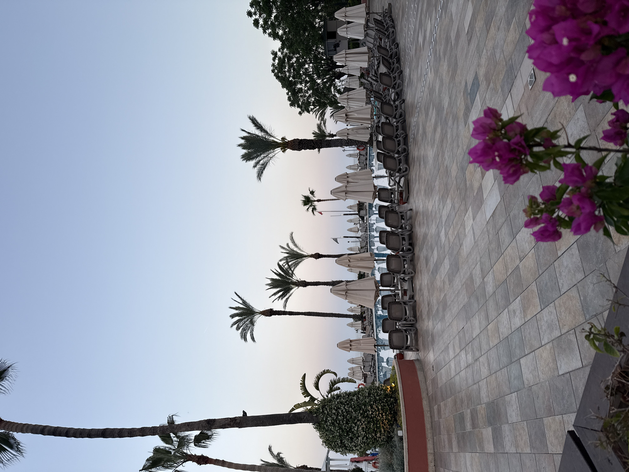 Resort scenery observed in Kemer, Turkey coastal area