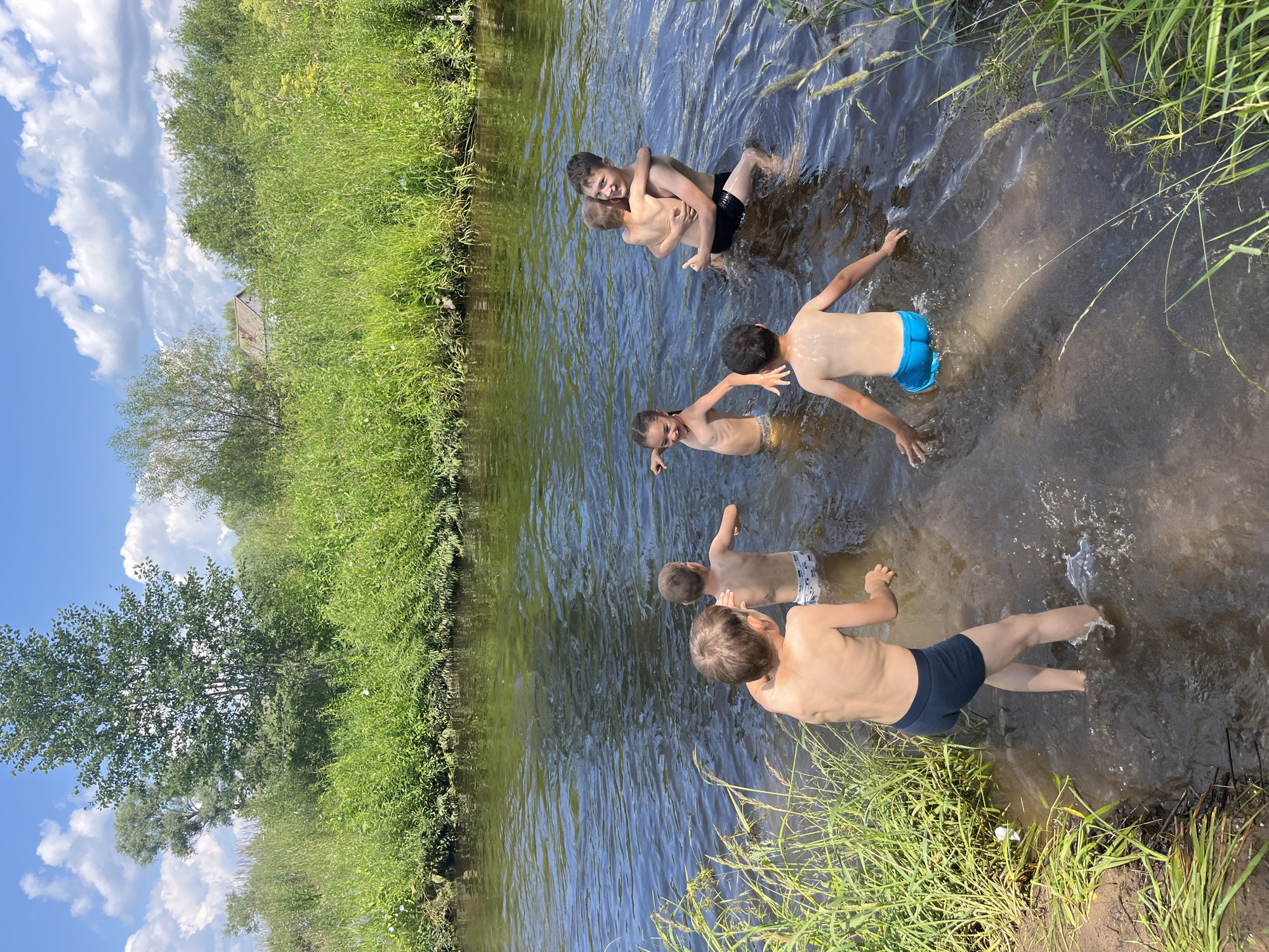 Saturday vlog: kids swimming in a river, rural outing