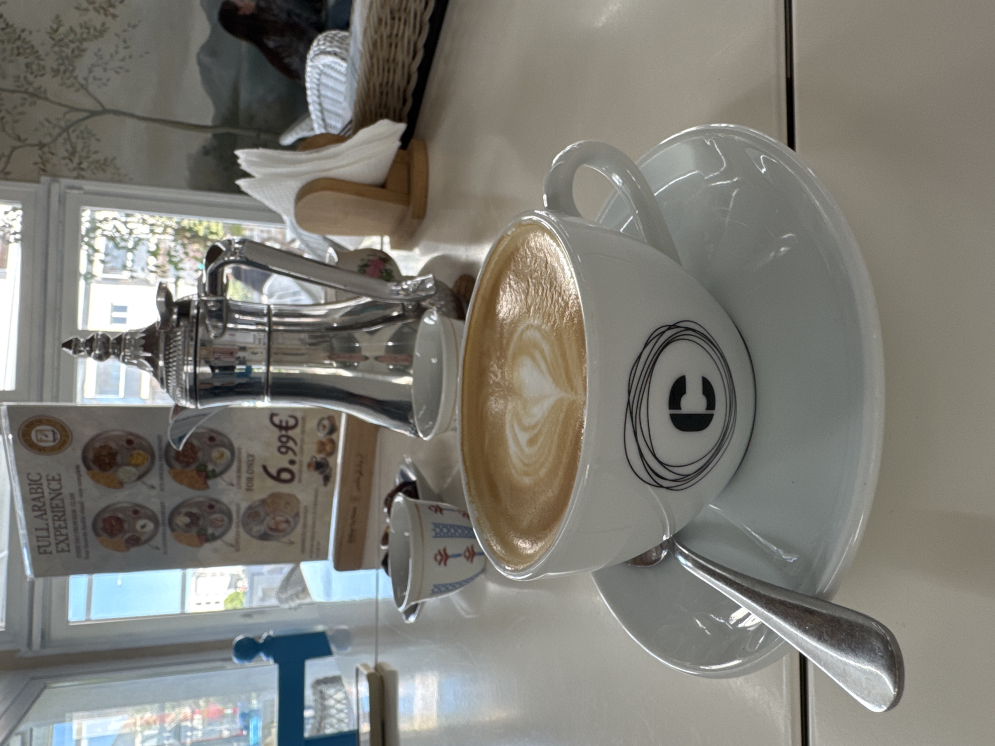 Morning café scene documented in Podgorica, Montenegro