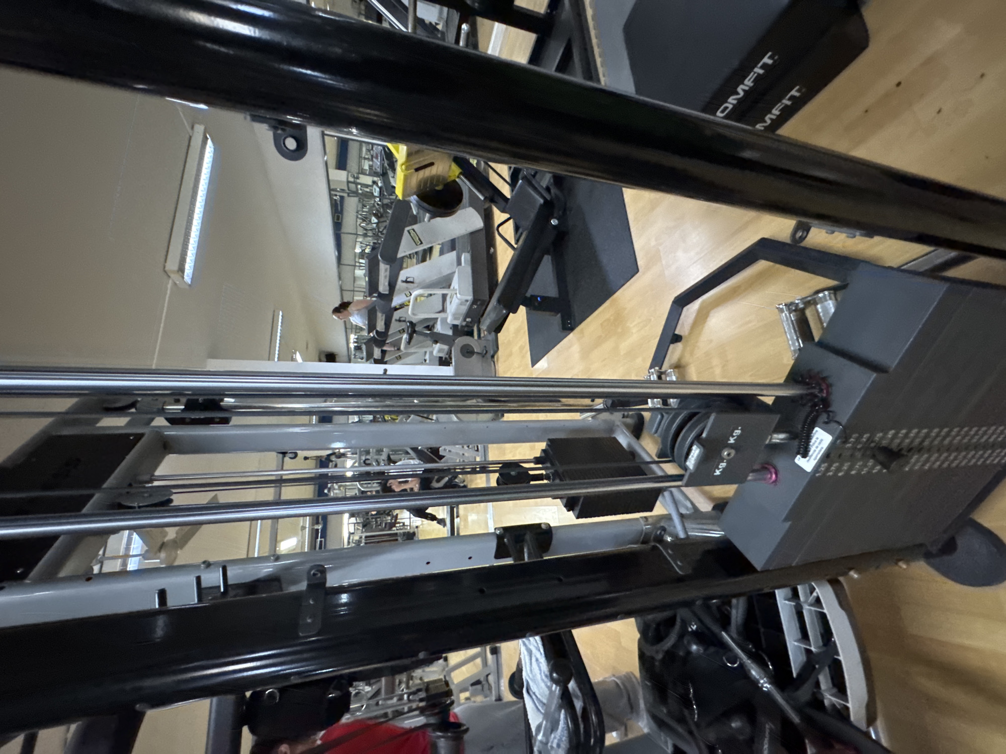 Gym activity documented in Mirandela, Portugal fitness facility