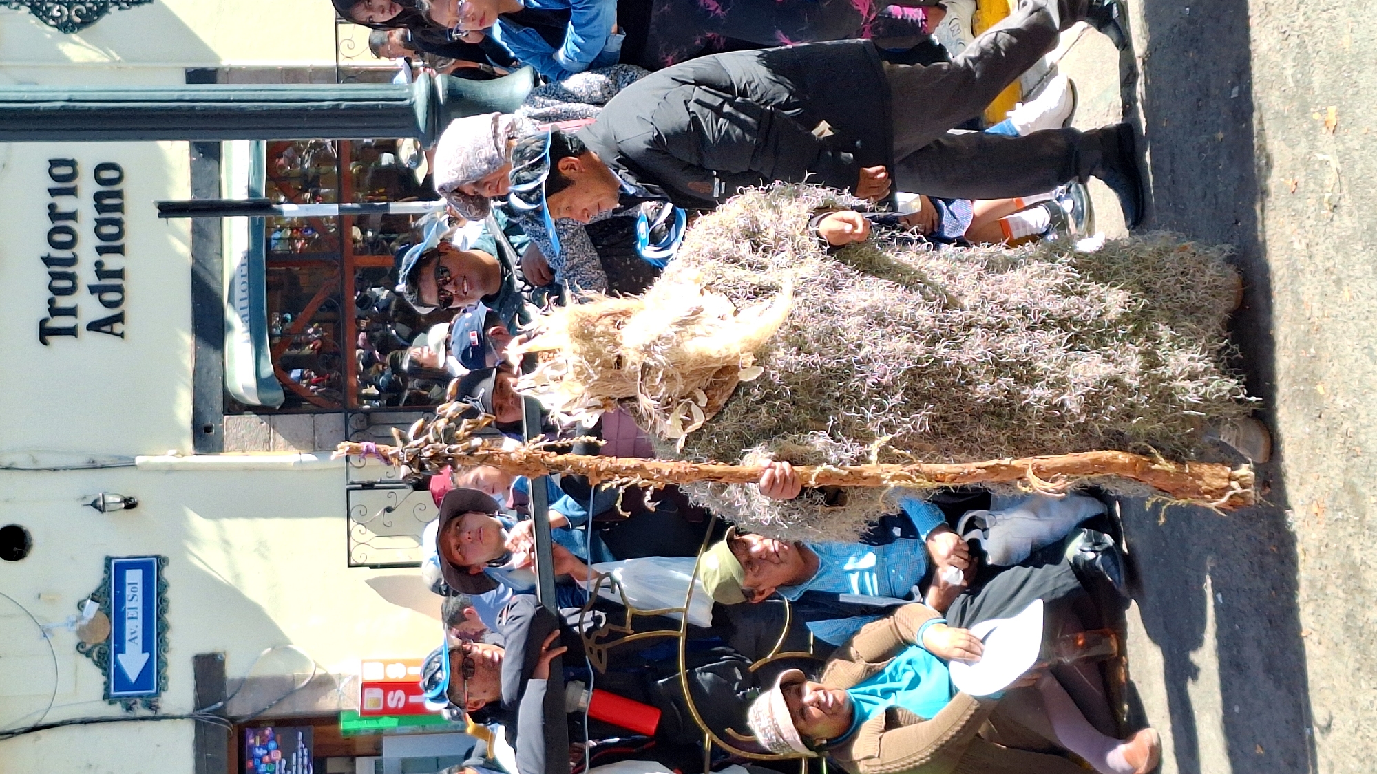 Elaborate traditional costume on the streets of Cusco