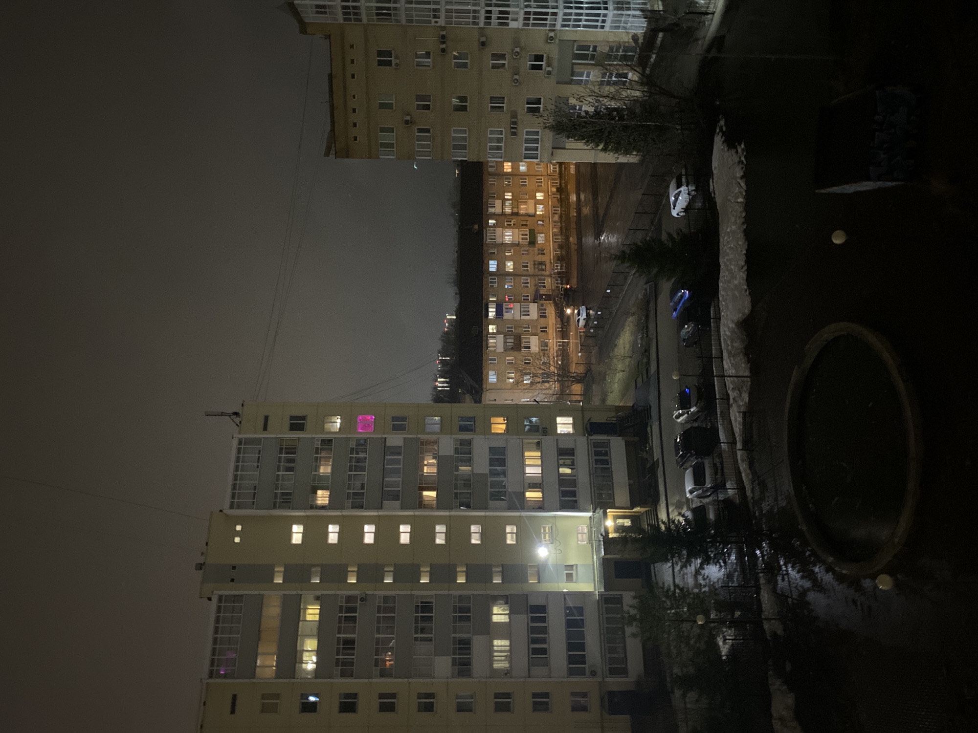 Ordinary evening moments documented across Perm residential area