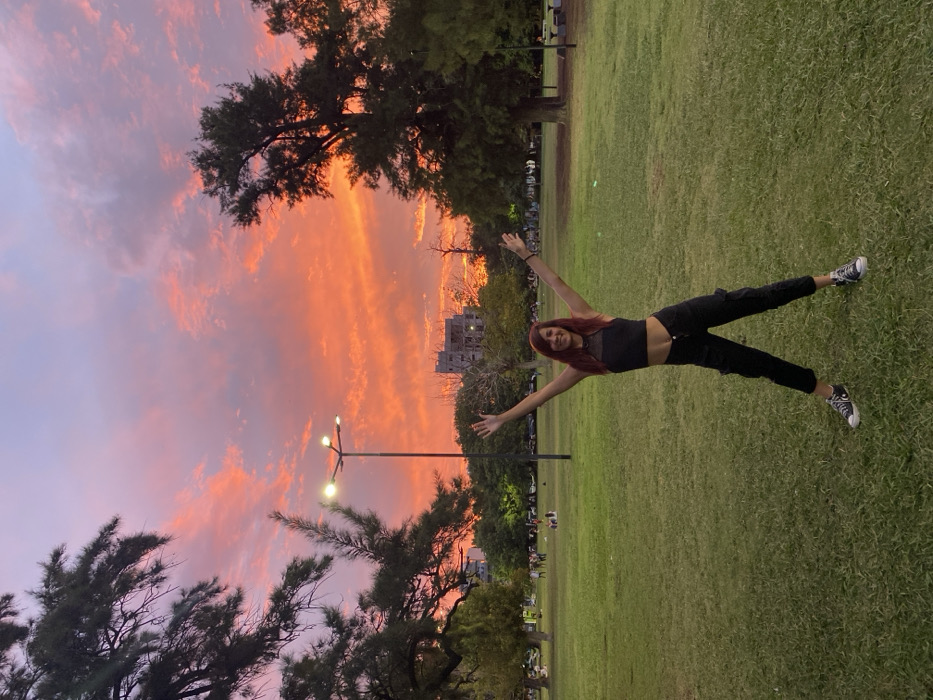 Acroyoga group practices aerial arts in Buenos Aires park