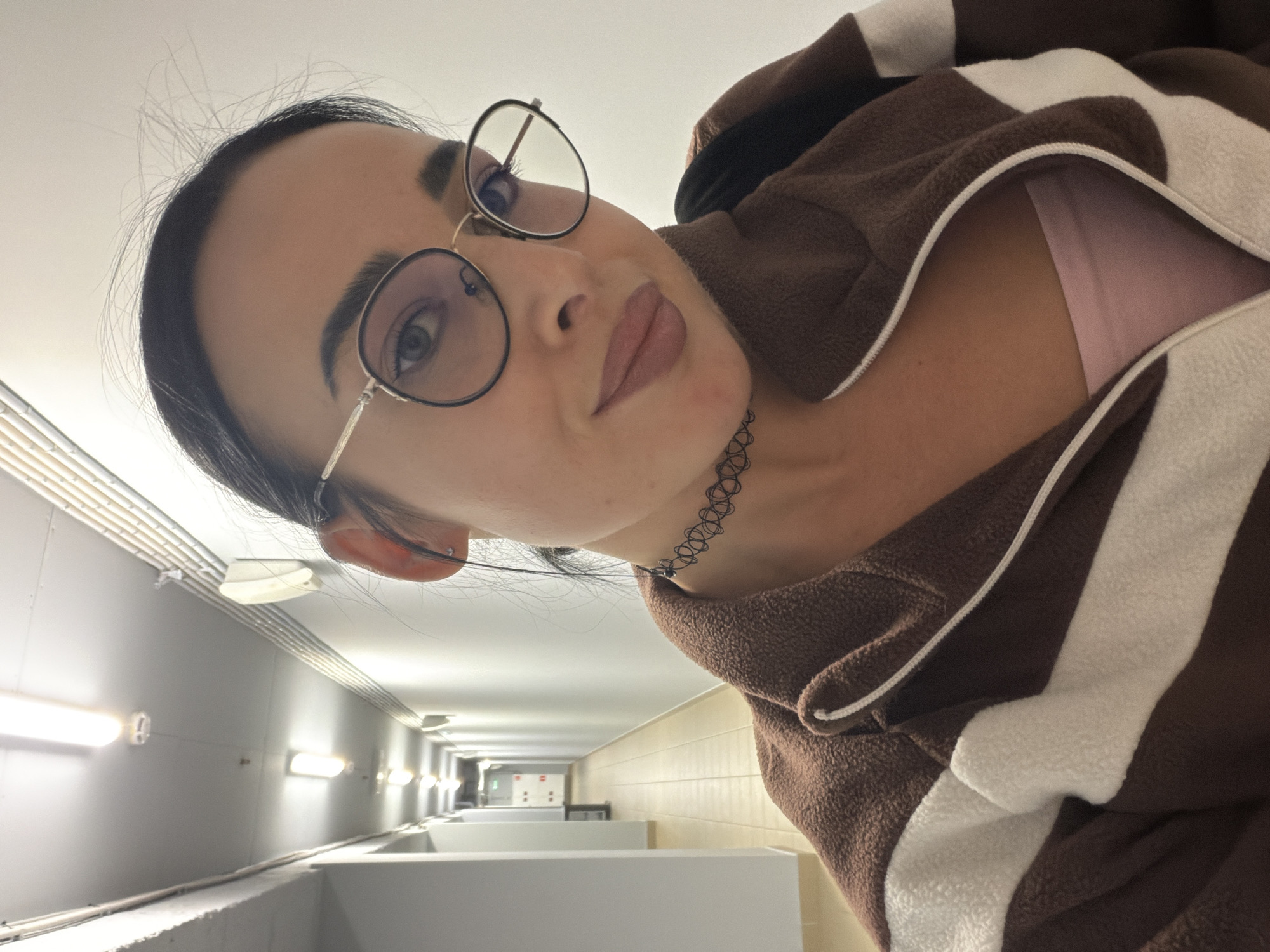 Woman takes multiple selfies across Saint Petersburg locations