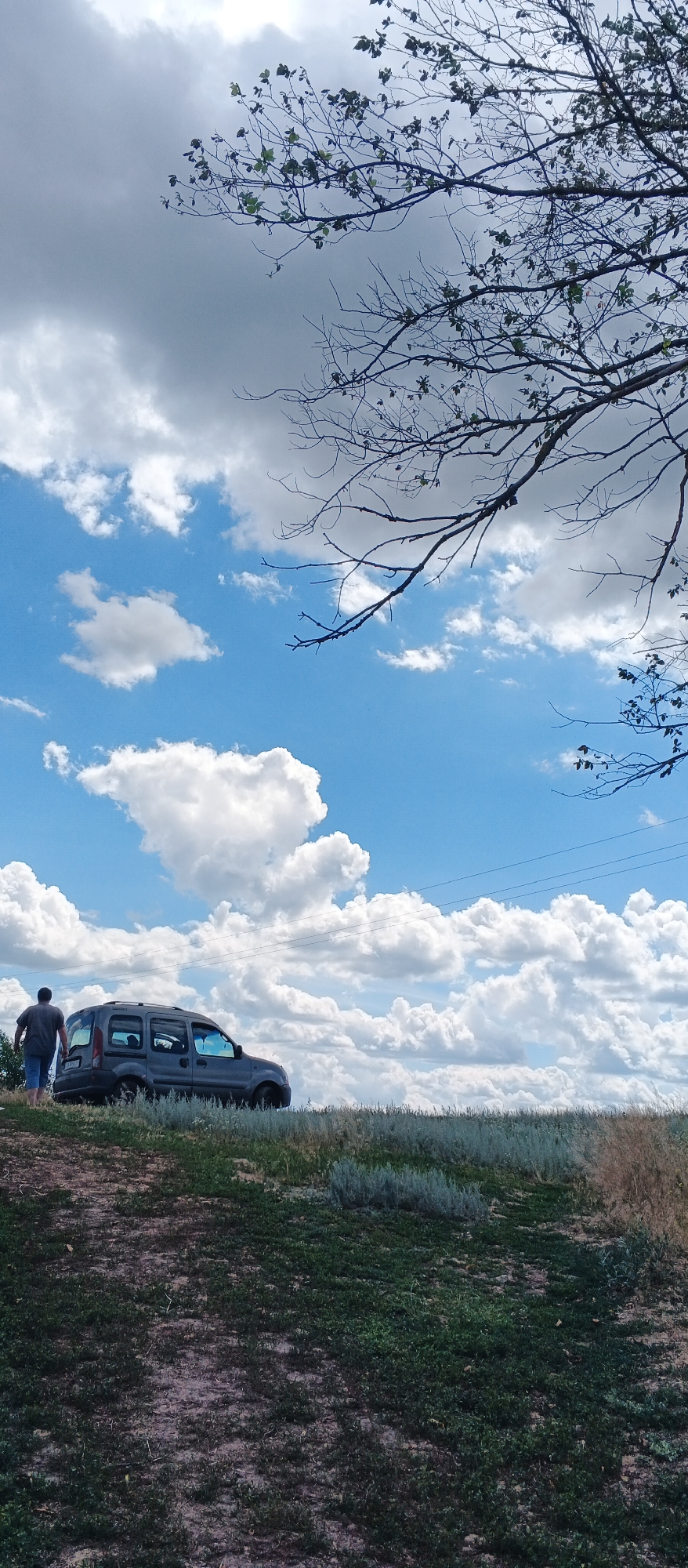 Afternoon at the cliffs and waterfront near Ternivka, Ukraine