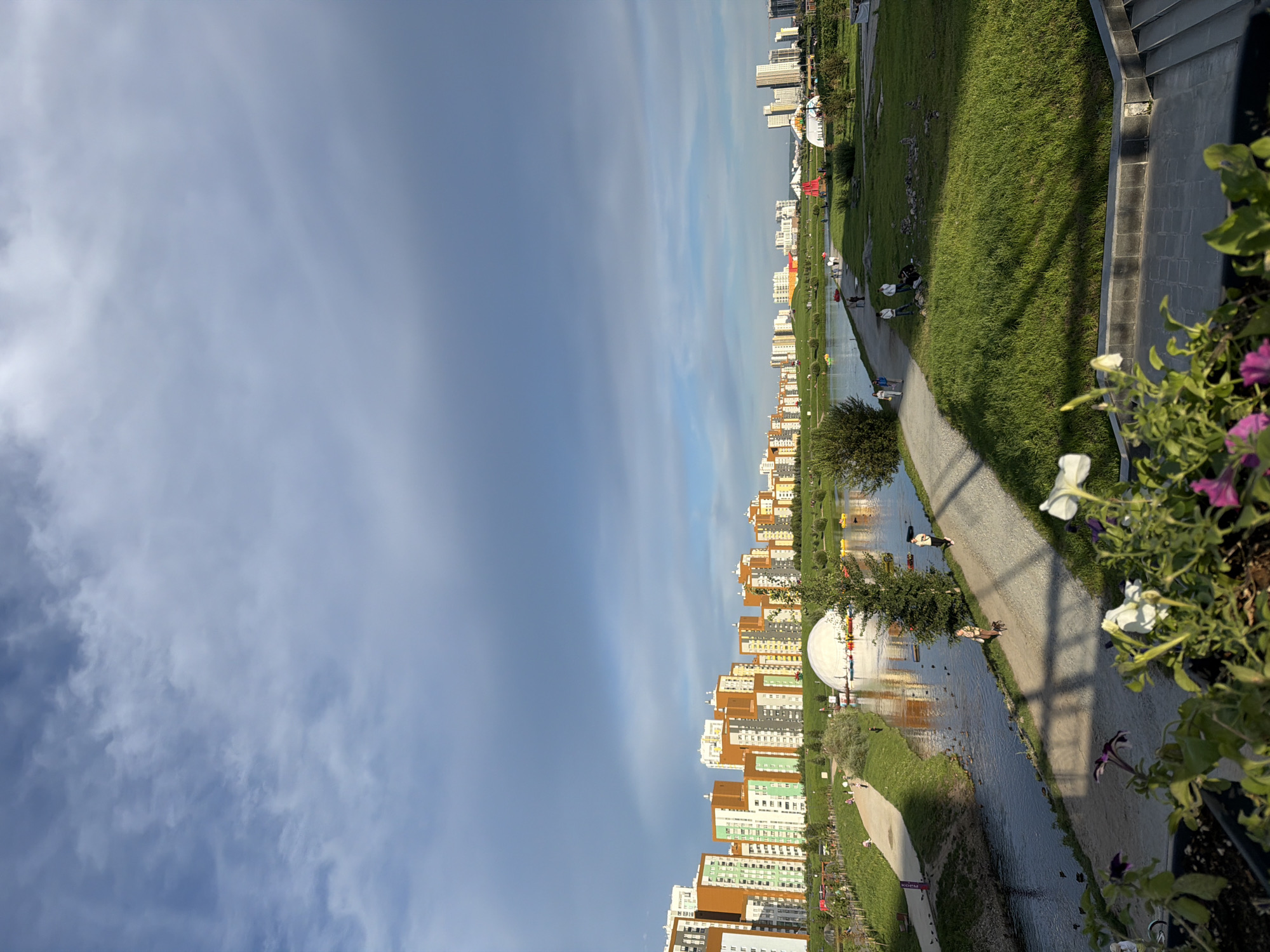 Yekaterinburg city center: landmarks, a street saxophonist, and a cat