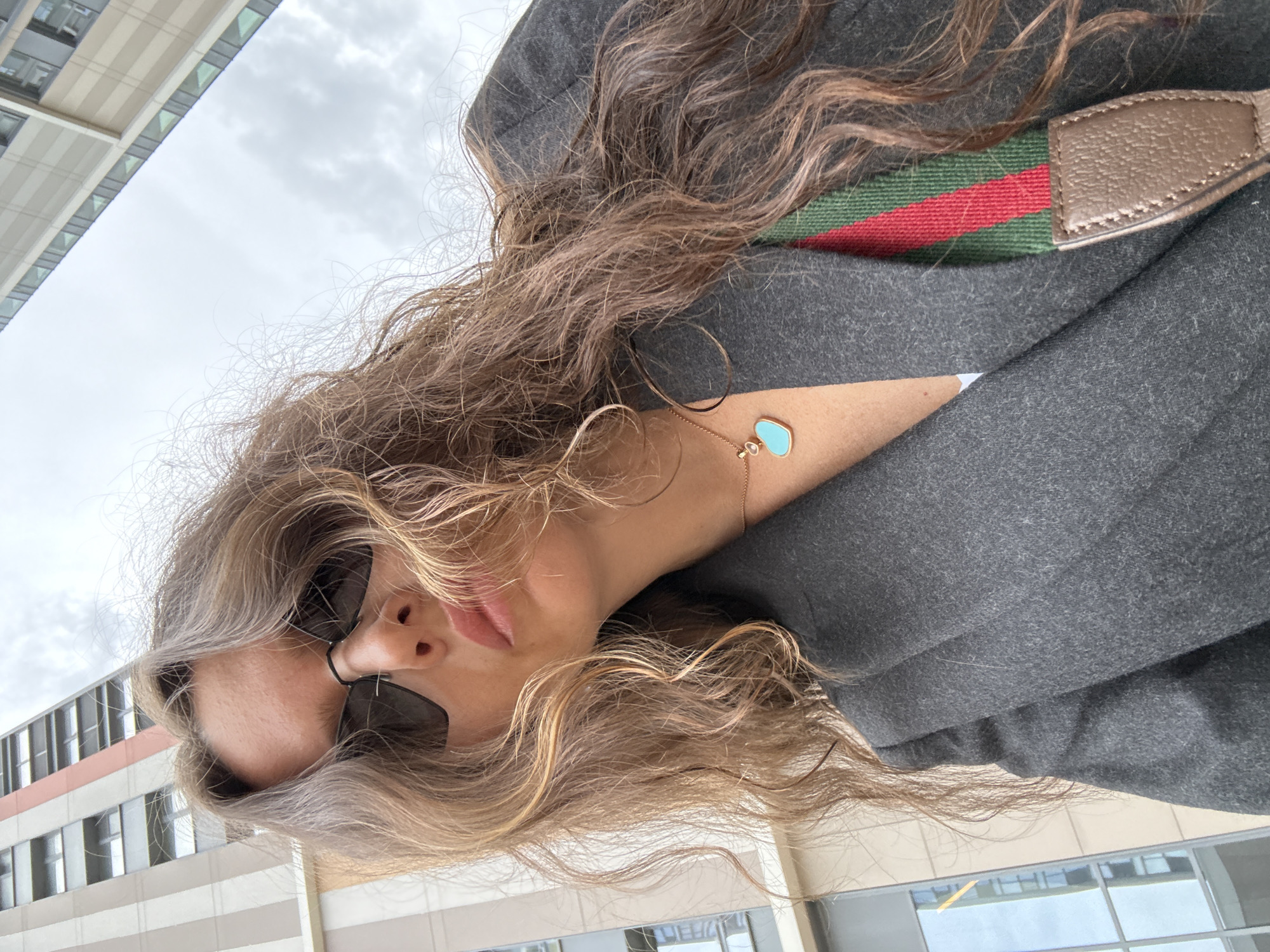 Selfie-documented morning around Moscow, drinks in hand