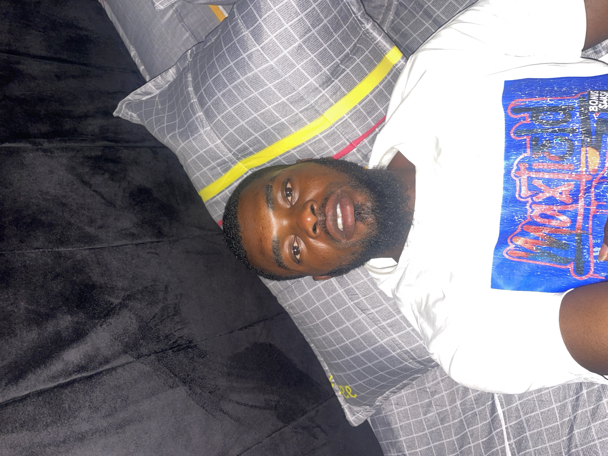 Man resting in bed observed in Jos, Nigeria
