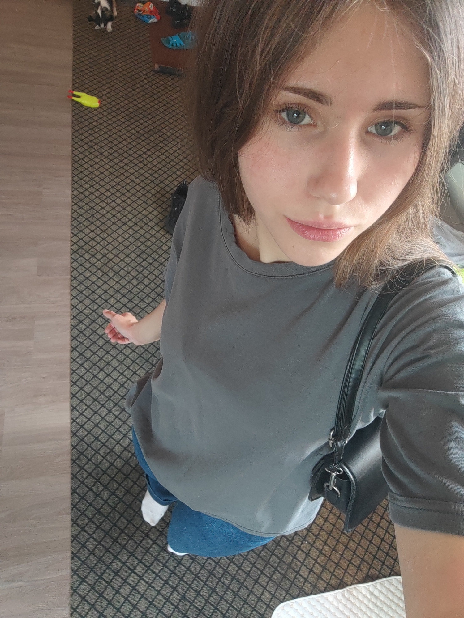 Outfit selfies and Chihuahua photos from a Svietlahorsk home
