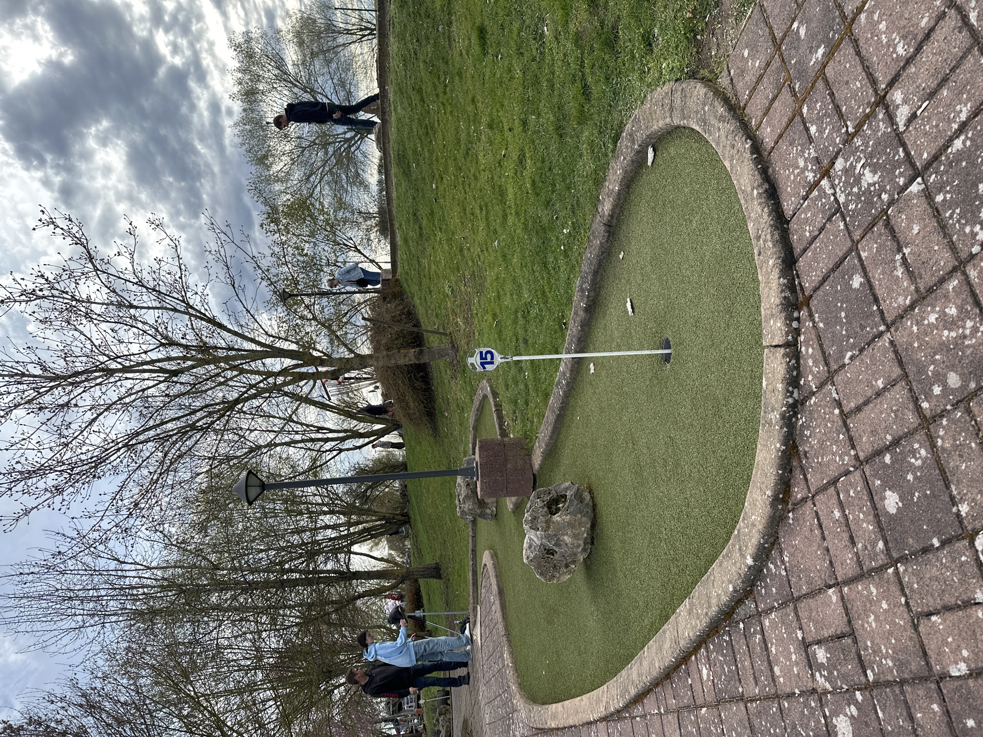Afternoon mini golf game observed in Gunzenhausen