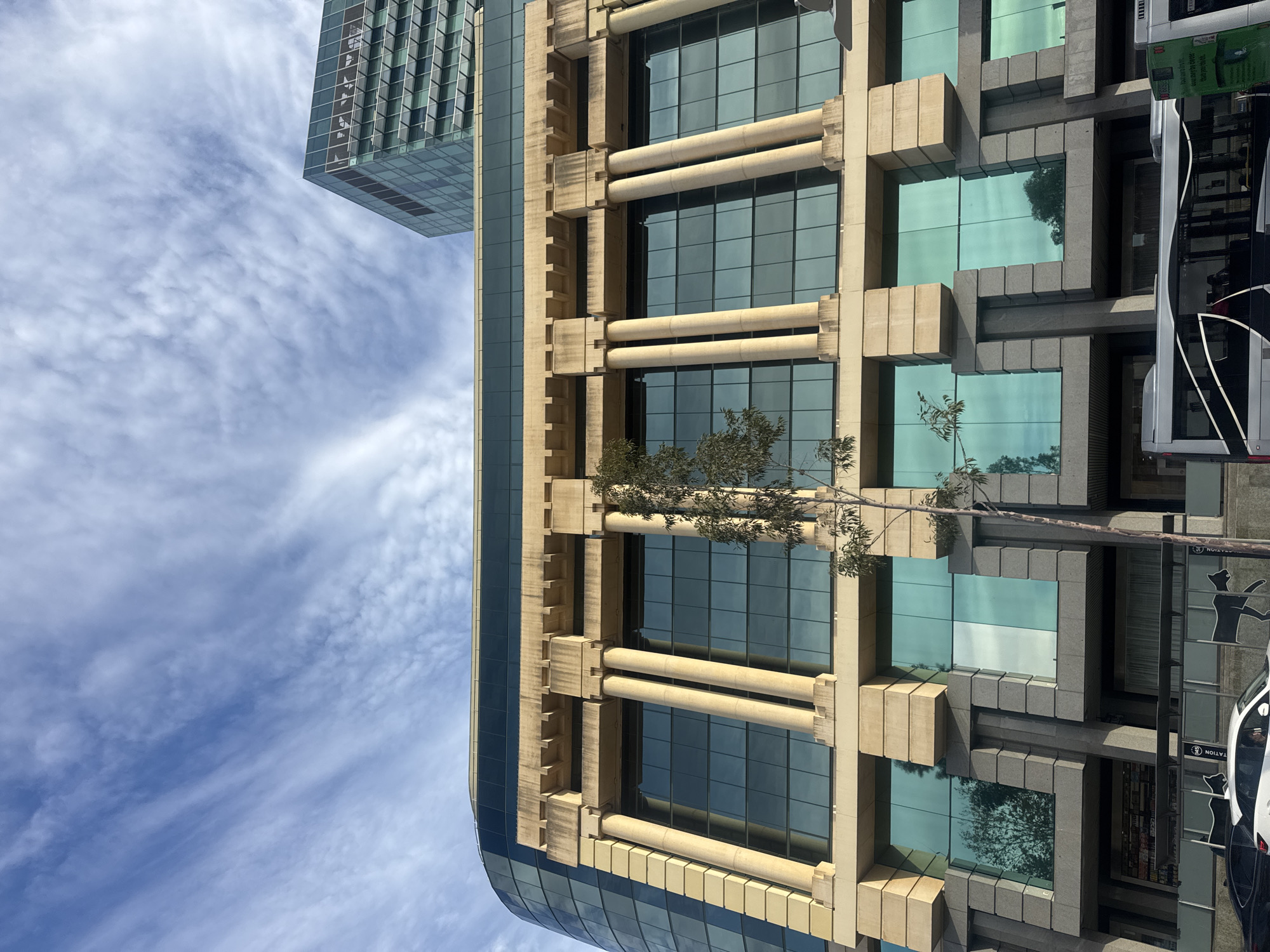 Morning architectural documentation captures central Perth streetscape and buildings