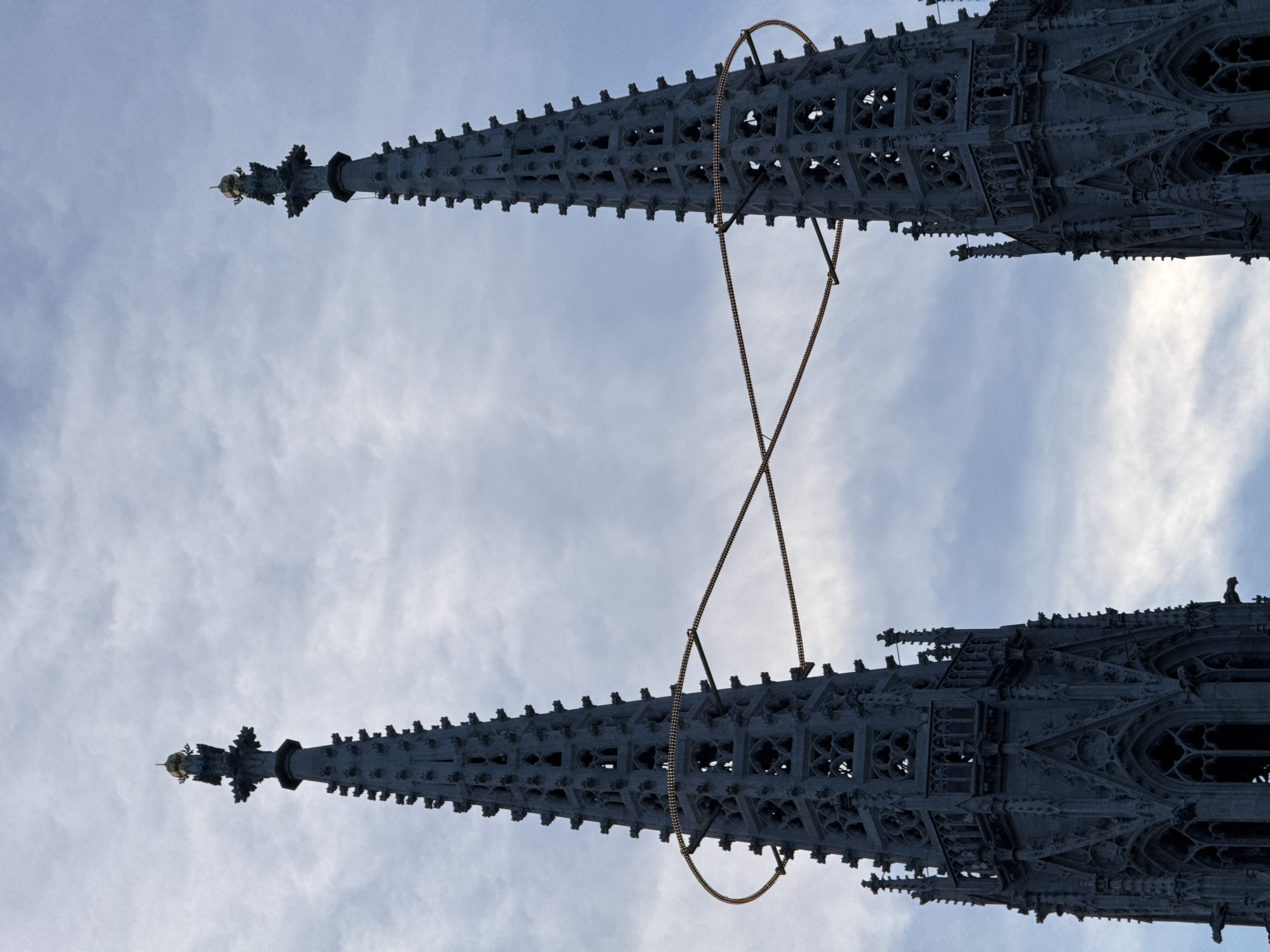 Vienna's Gothic spires at dusk, multiple angles