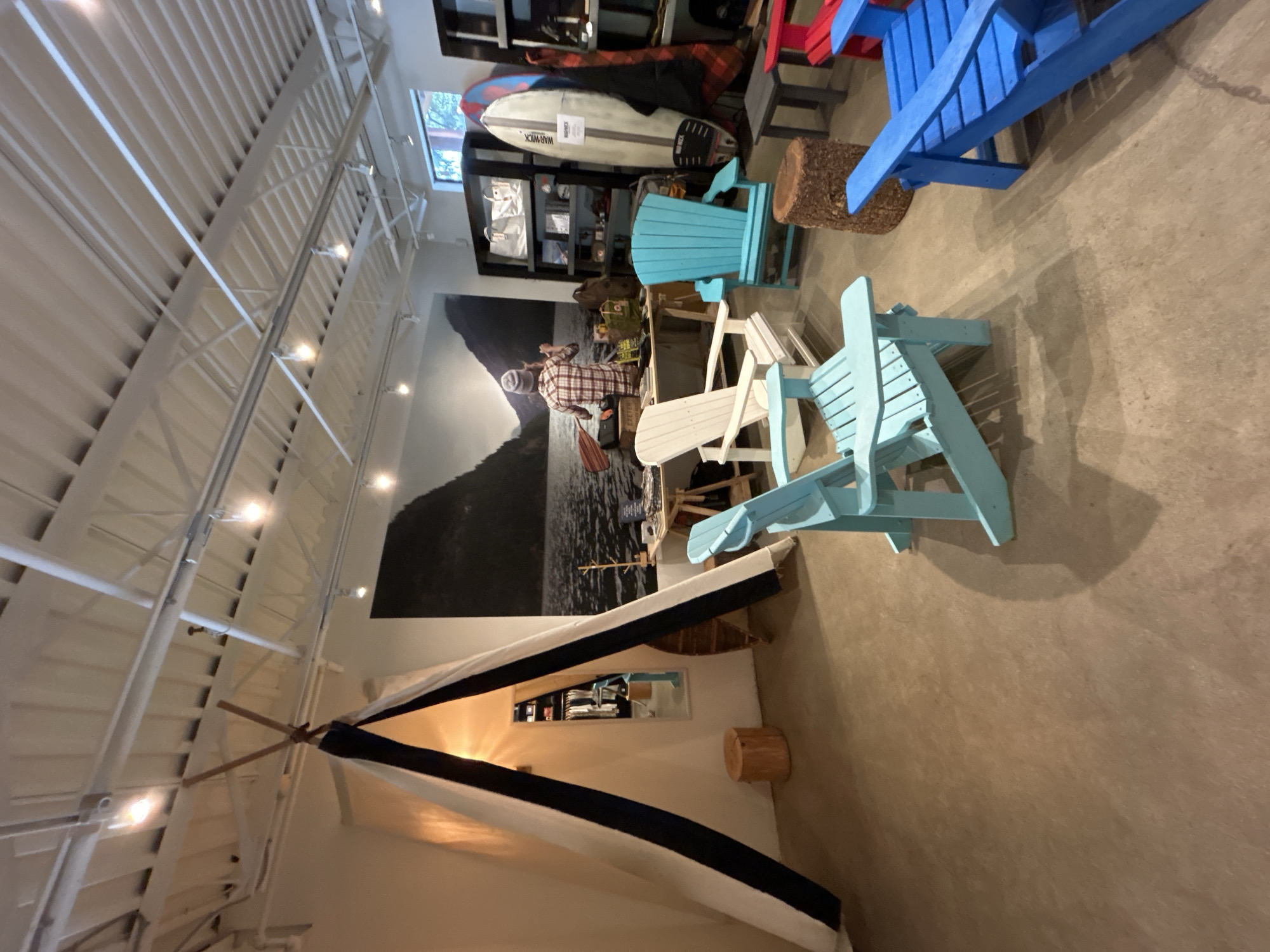 Tent display documented at Whistler retail location