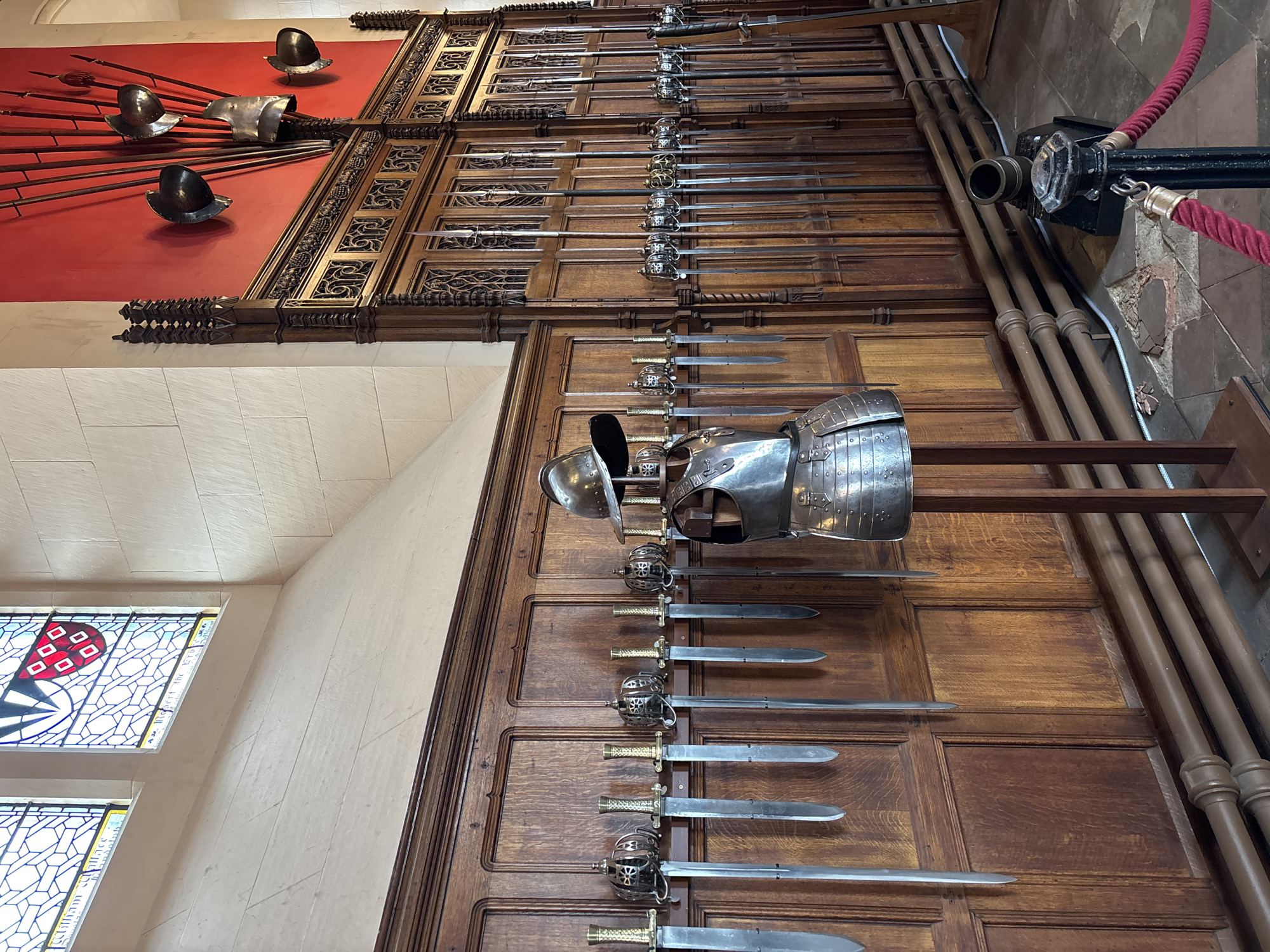 Tourist documents Scottish royal exhibits at Edinburgh Castle