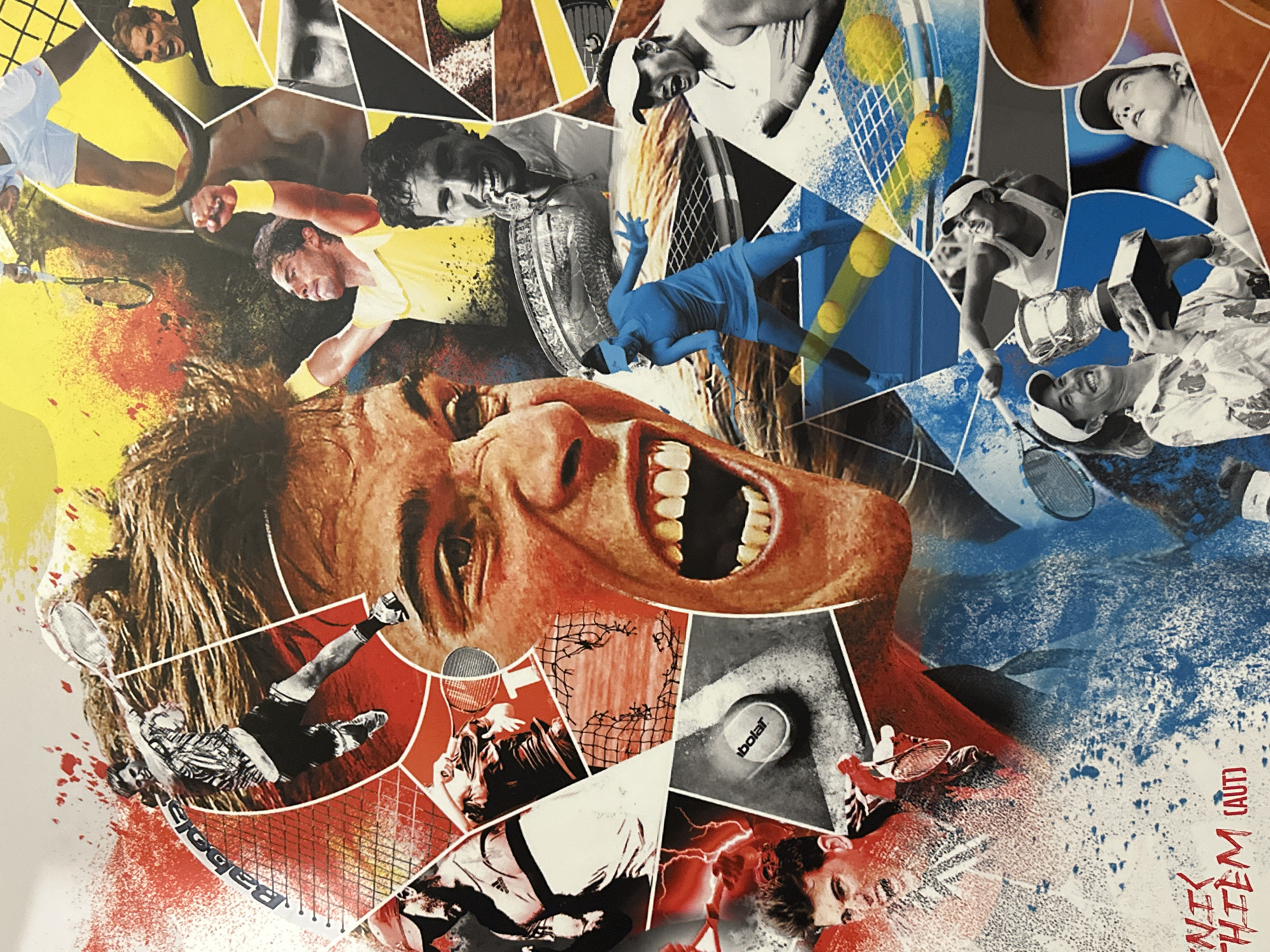 Tennis collage and selfie captured in Esenyurt, Turkey