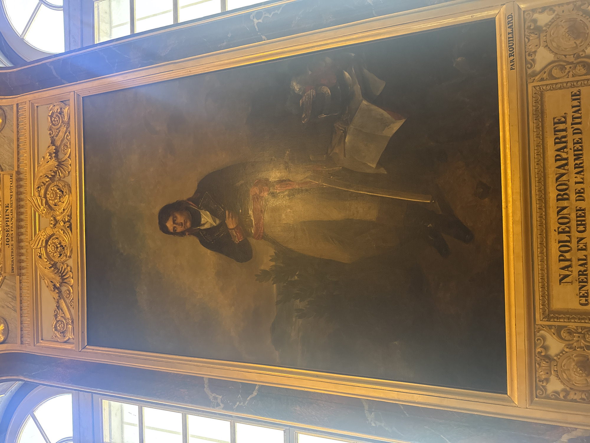 Early morning Palace of Versailles tour documents Napoleon portraits, ornate interiors