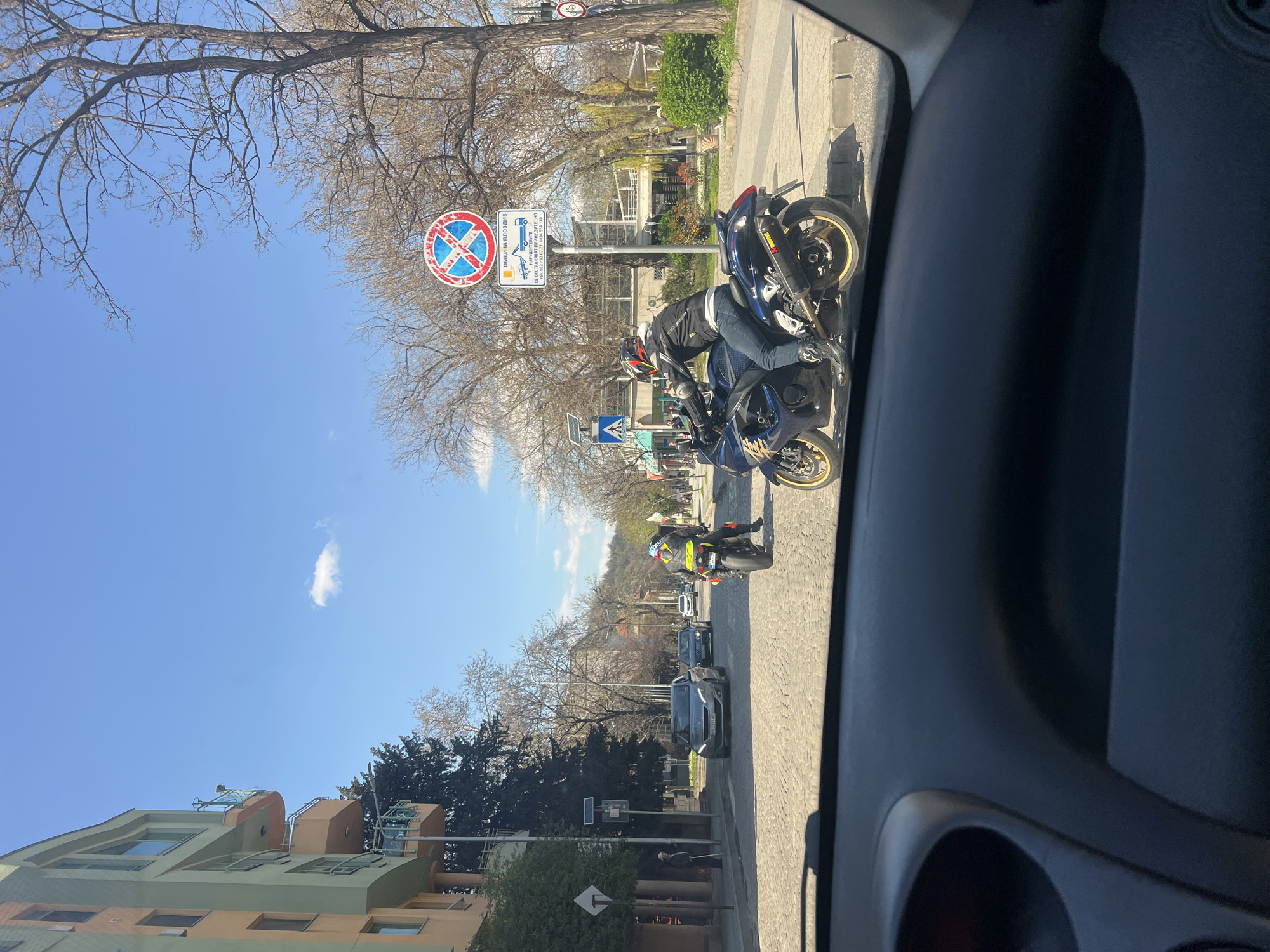 Spring morning walk documented through central Plovdiv, Bulgaria