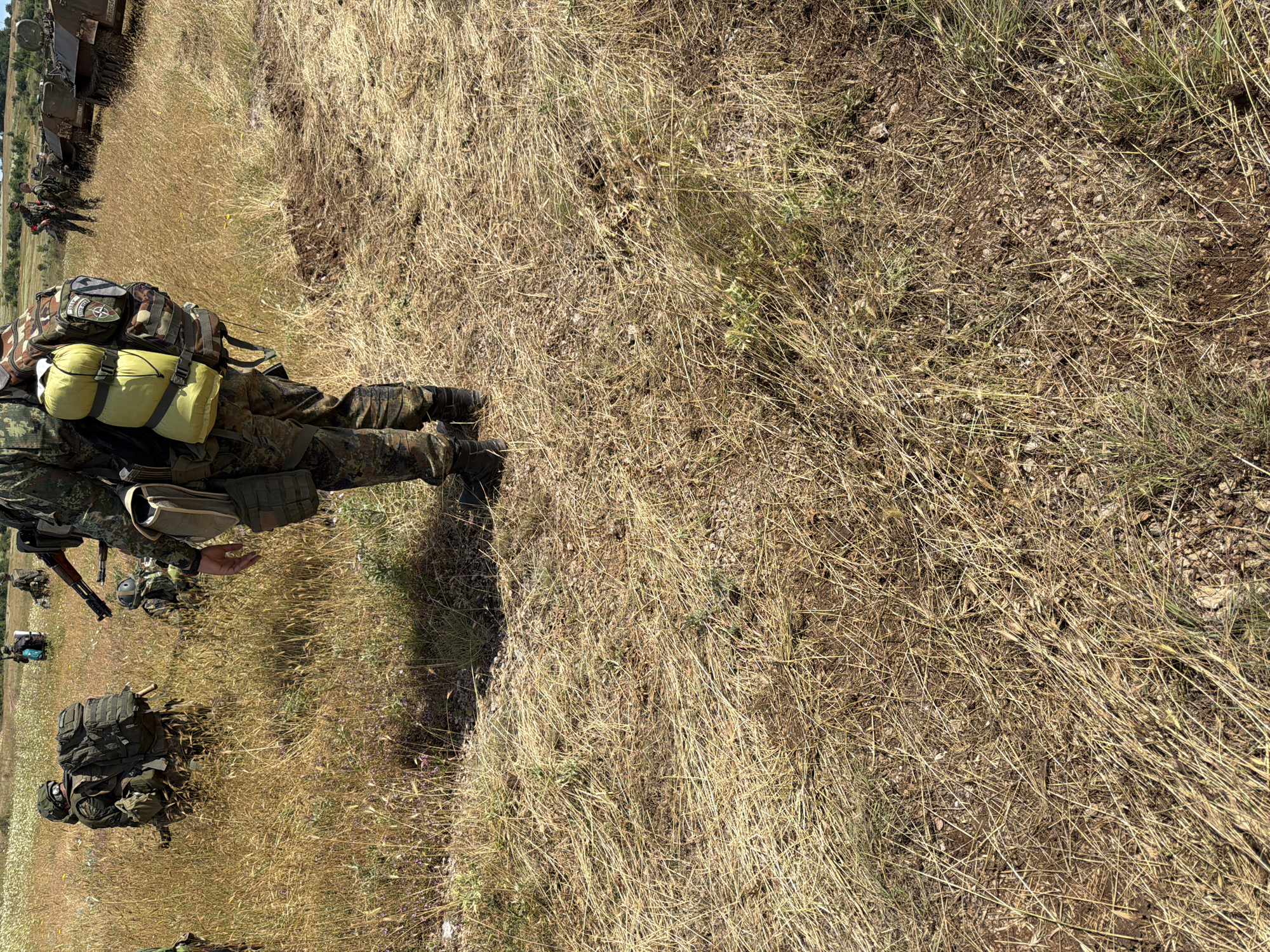 Military field training exercise near Beliakovets, Bulgaria