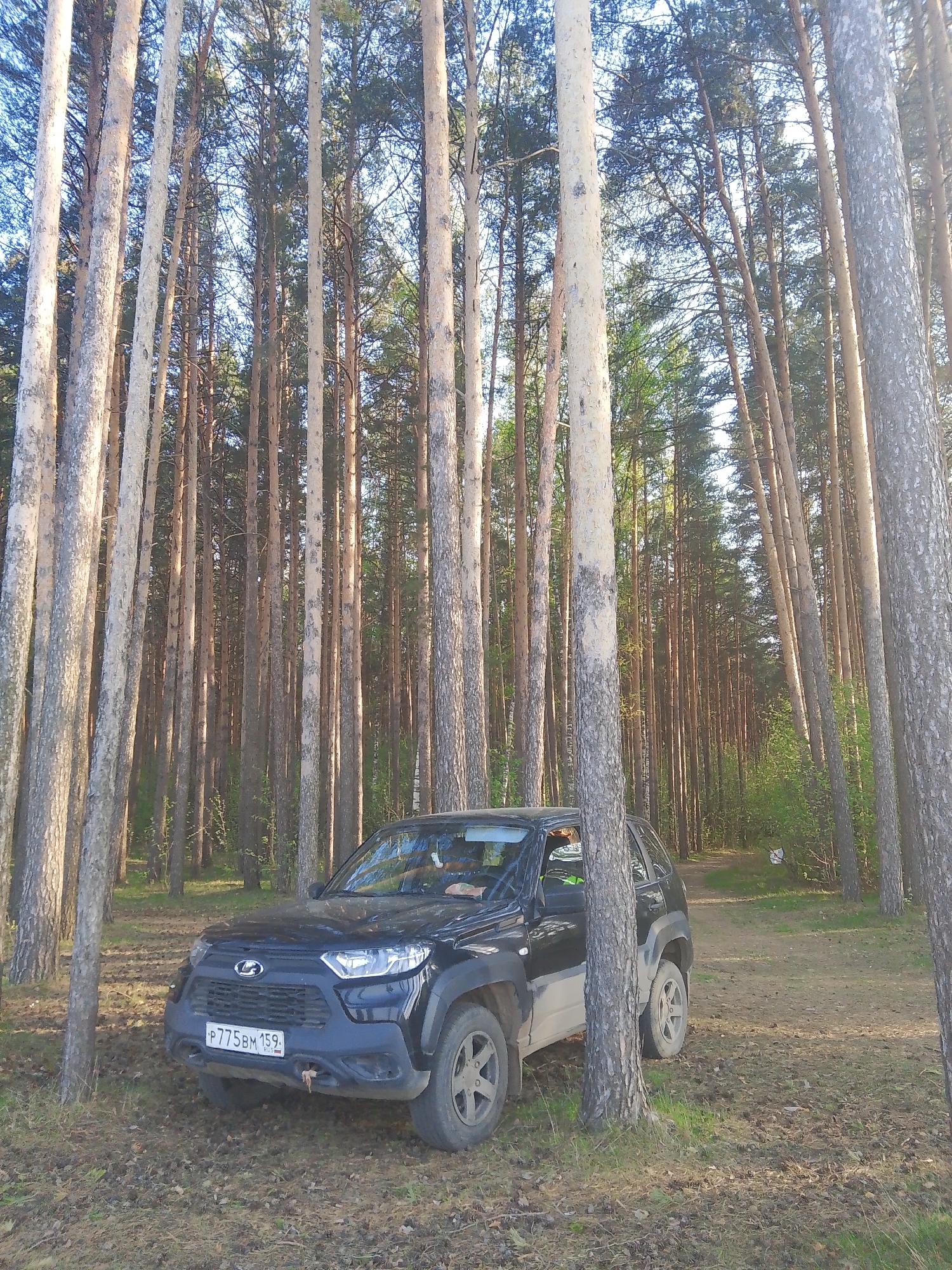 Leisure outing documented near Kama River in Chaikovsky, Russia