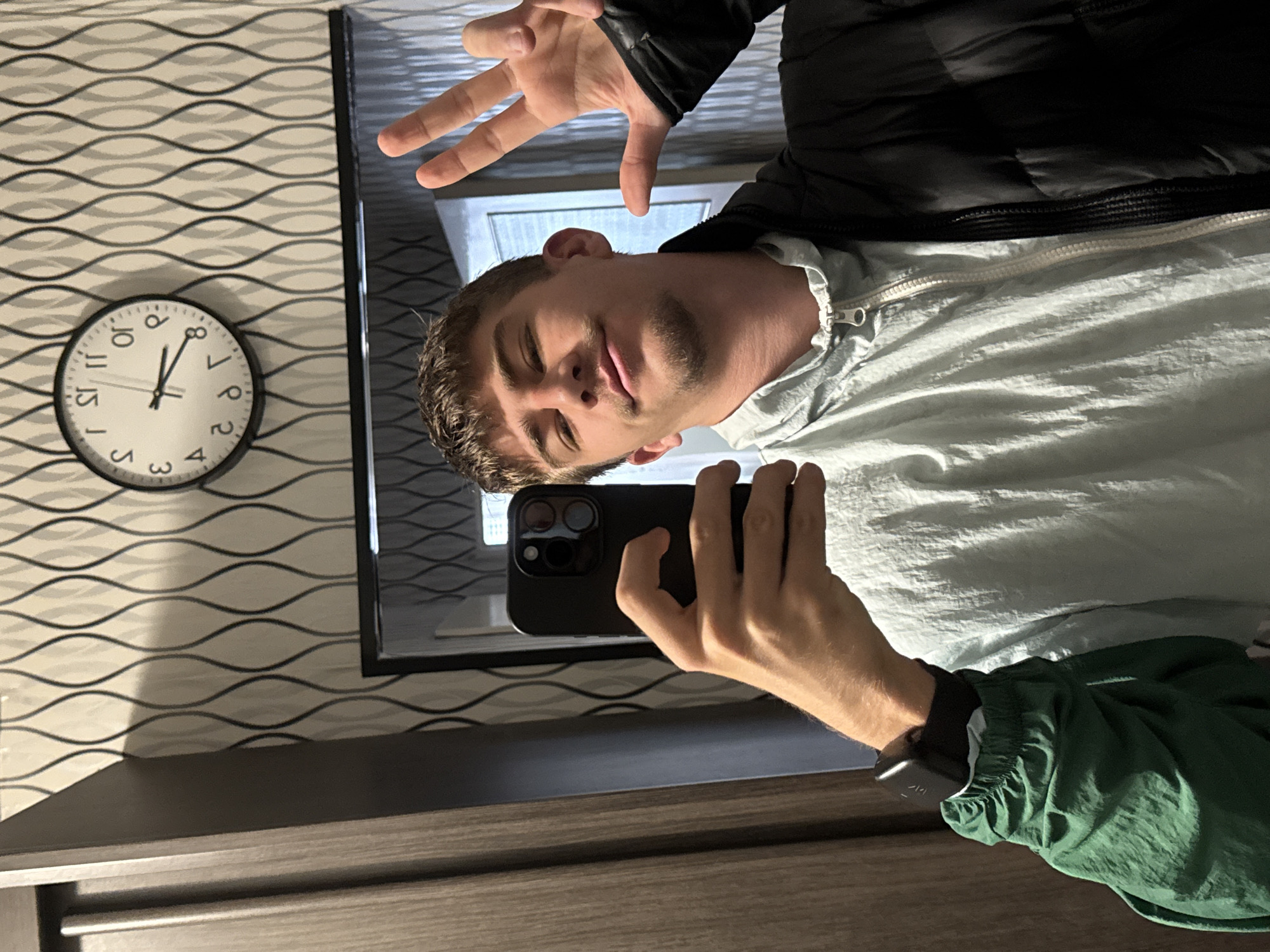 Man takes bathroom selfies in Sofia