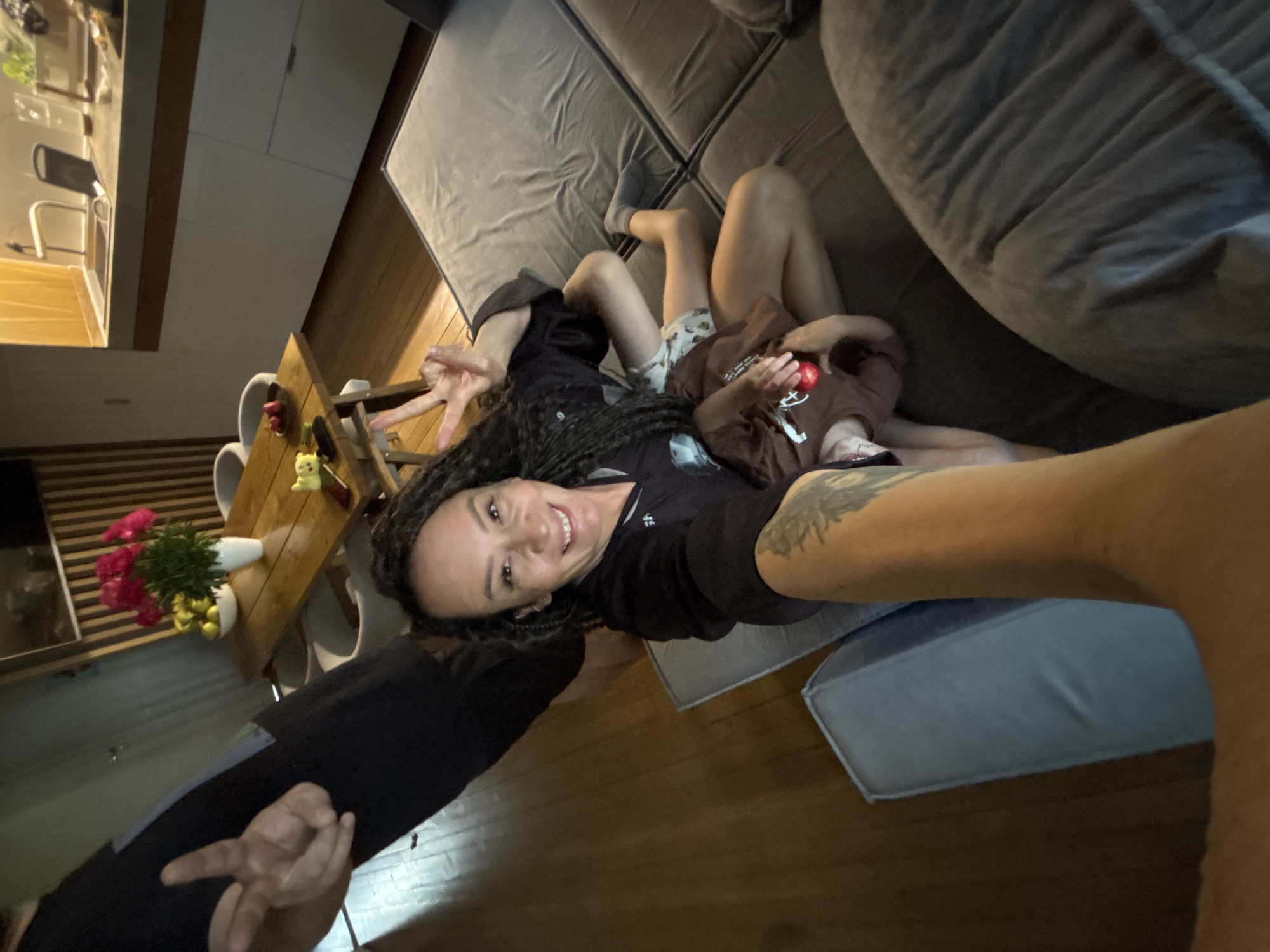 Family documents casual indoor moments in Chaikovsky home
