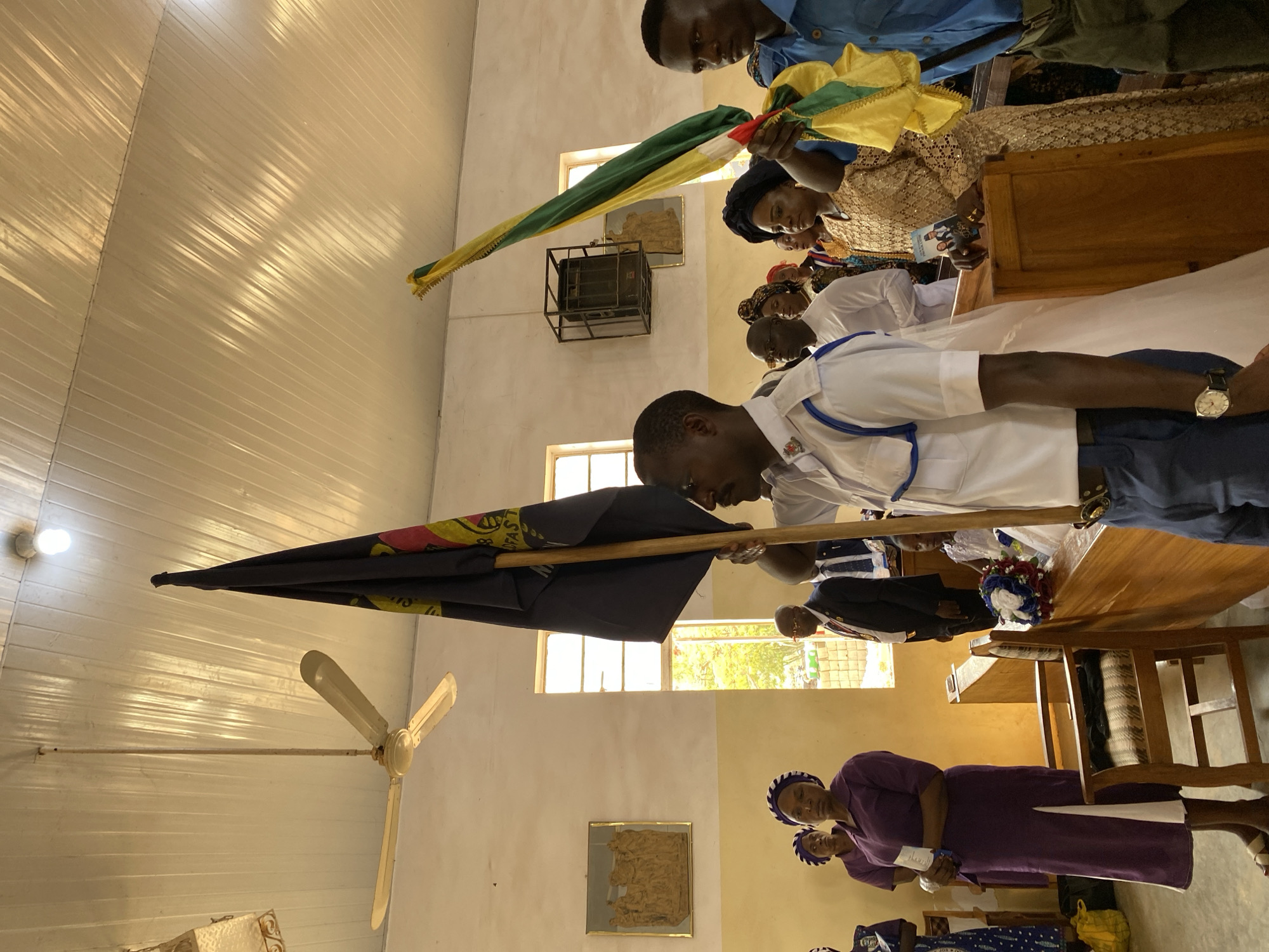 Wedding ceremony held at church in Kuru Dungus, Nigeria