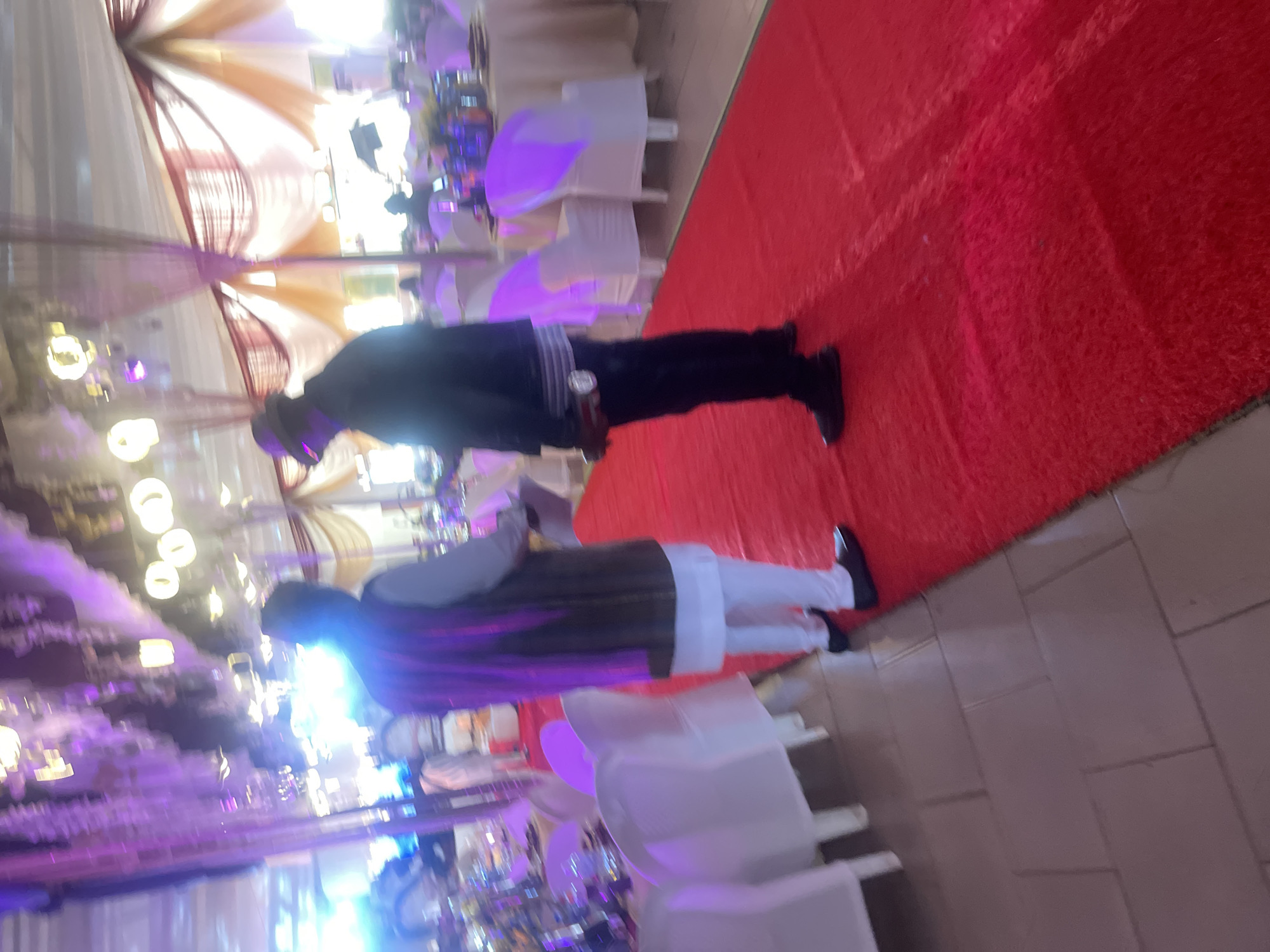 Decorated banquet hall hosts a formal event in Bukuru, Nigeria