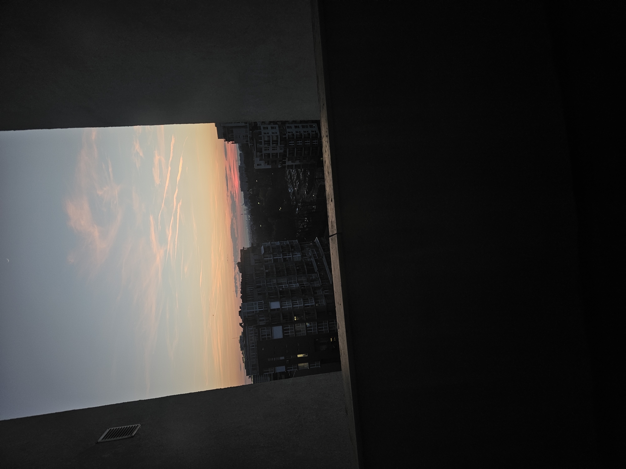 Sunset to moonrise transition documented in Burgas, Bulgaria