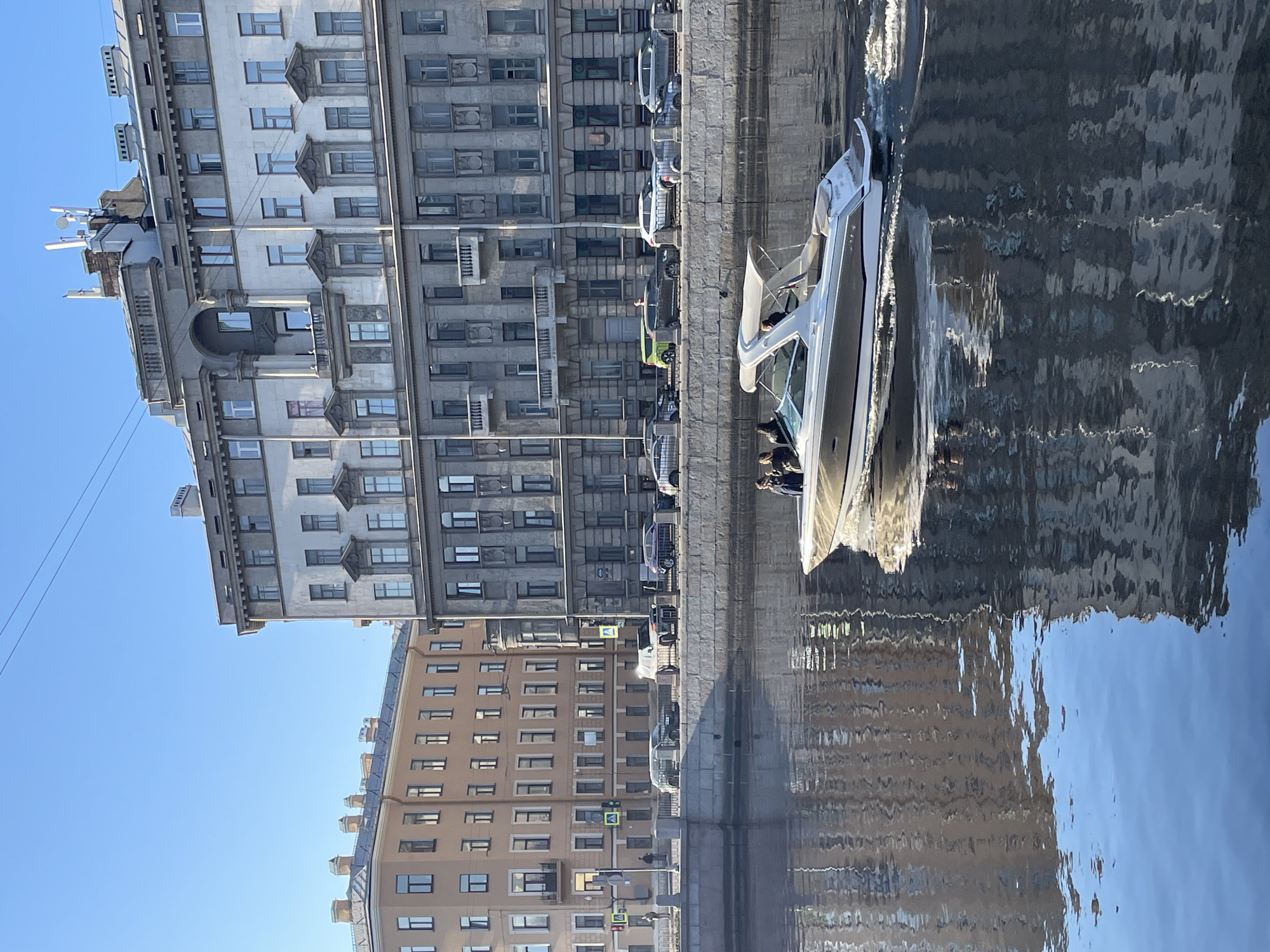 Saint Petersburg canal district captured during afternoon documentation