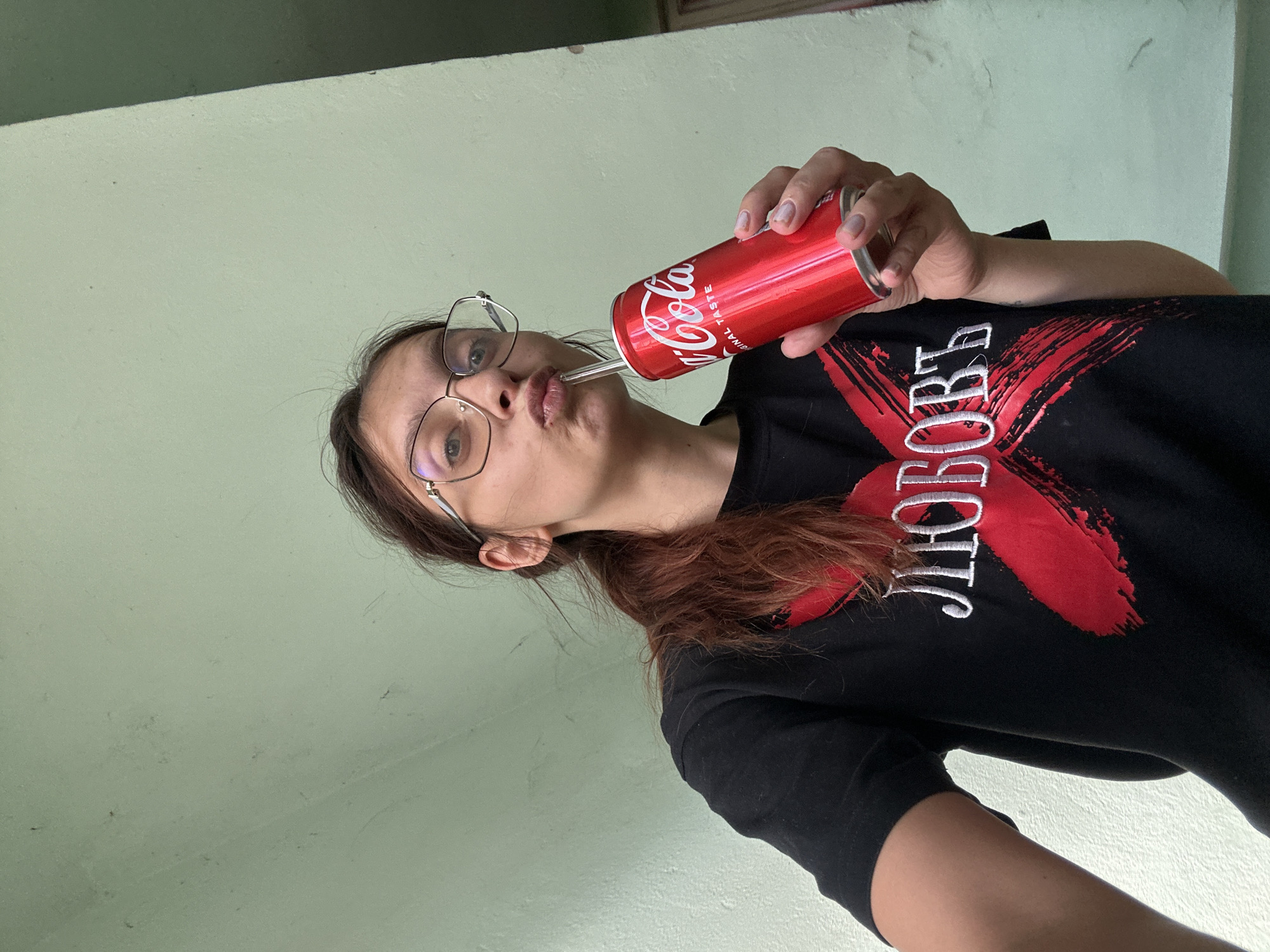 Casual afternoon in Tryavna, Coca-Cola in hand