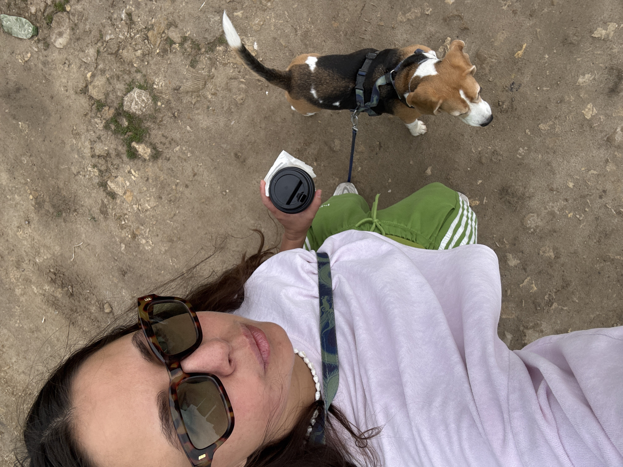 Morning scenes in Kazan: dog walking, casual portraits, construction