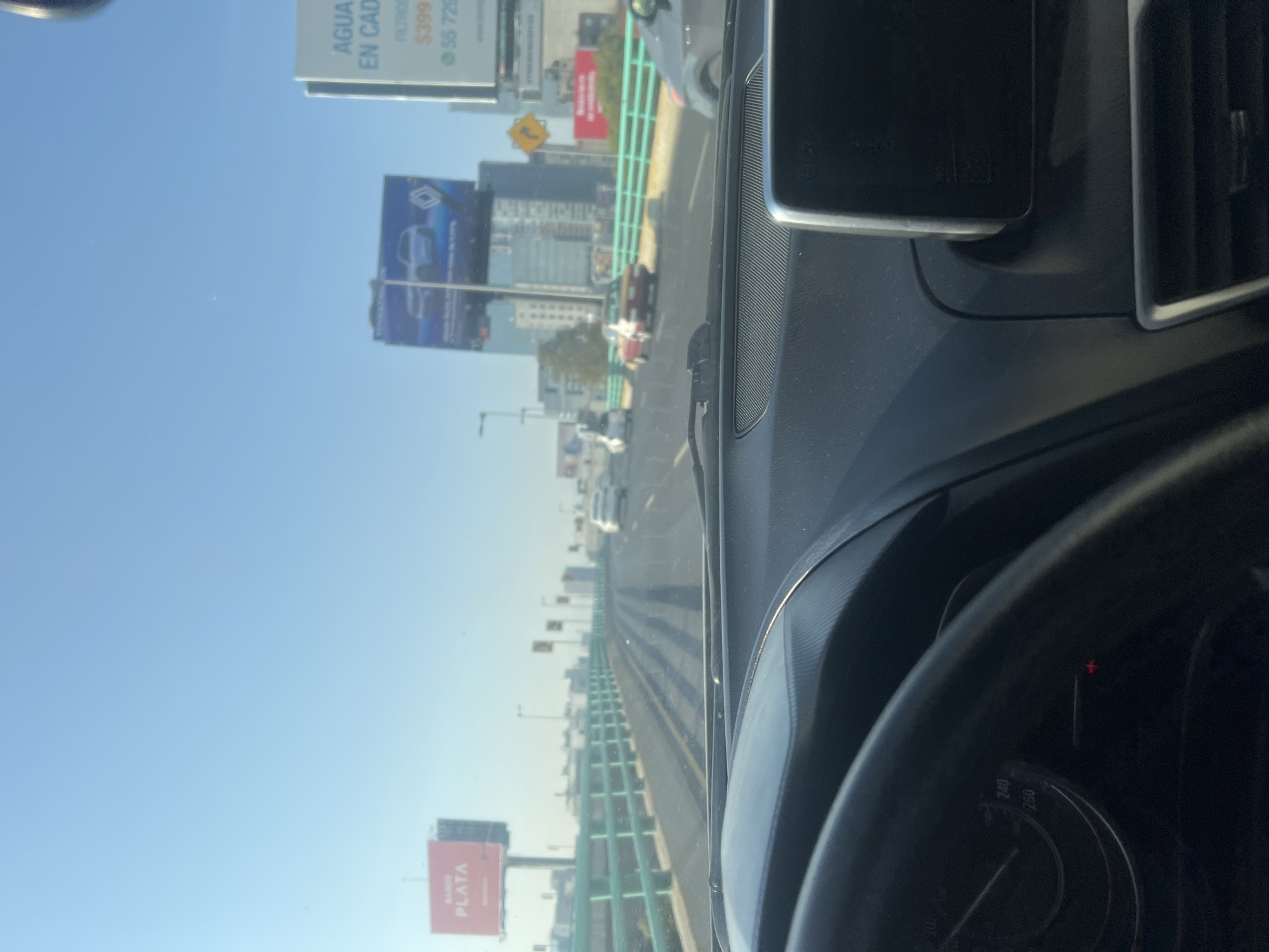 Traffic observed on elevated Mexico City highway