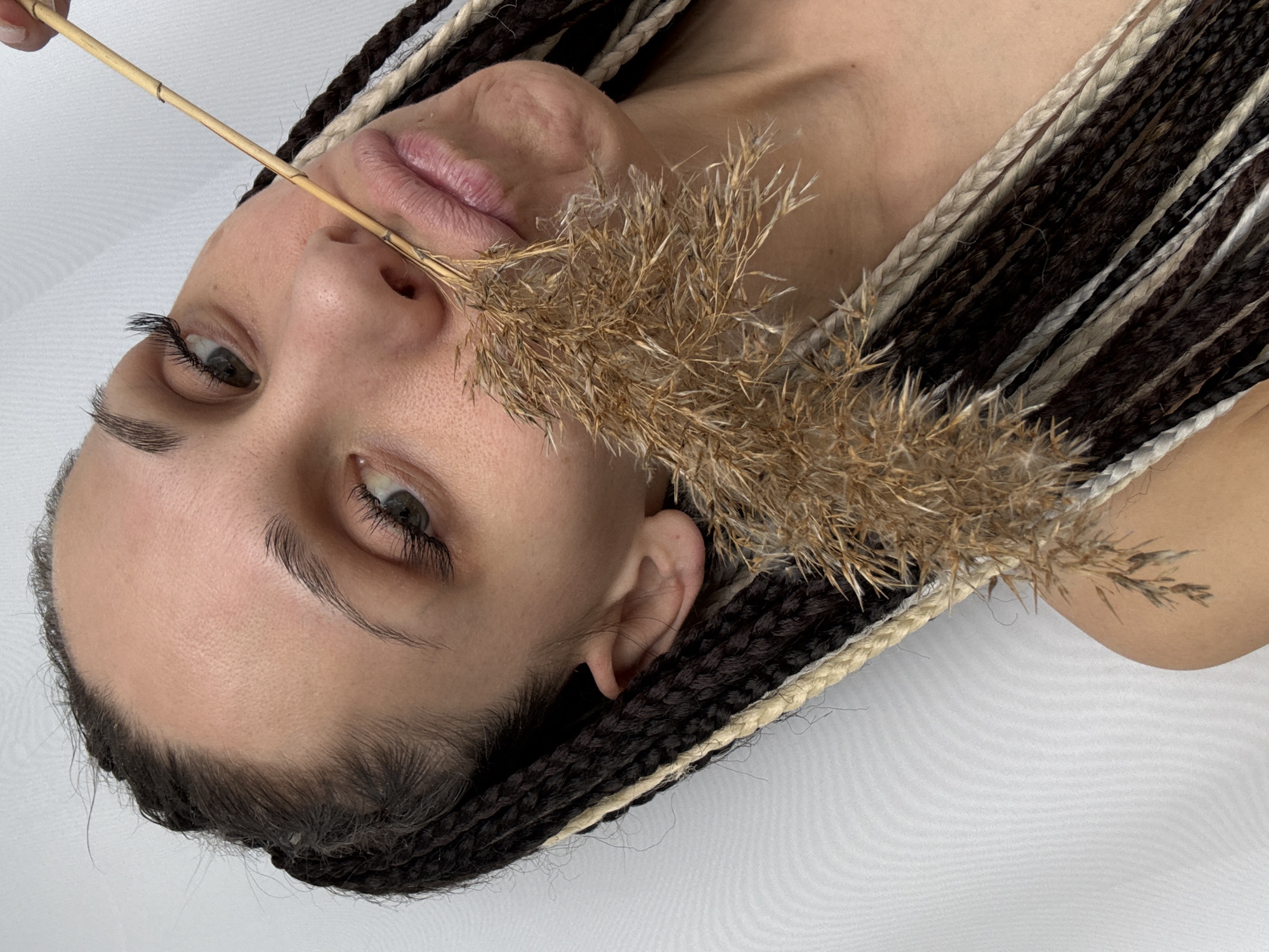 Portrait photography session documented in Rusanovo, Russia