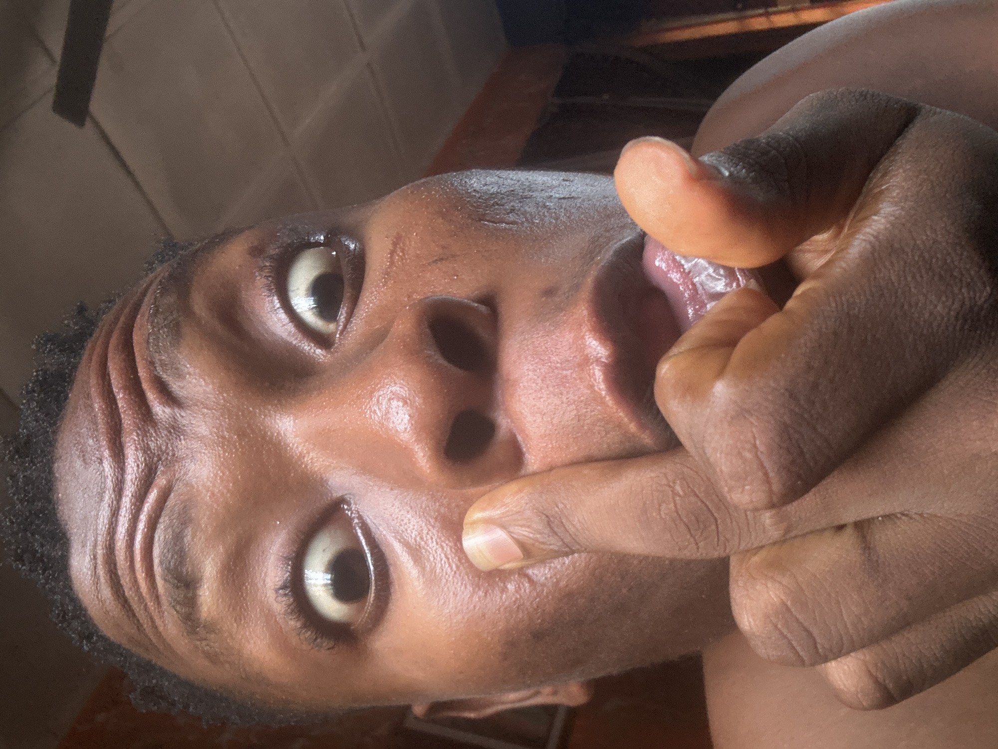 Person takes animated selfie series in Ikorodu, Nigeria