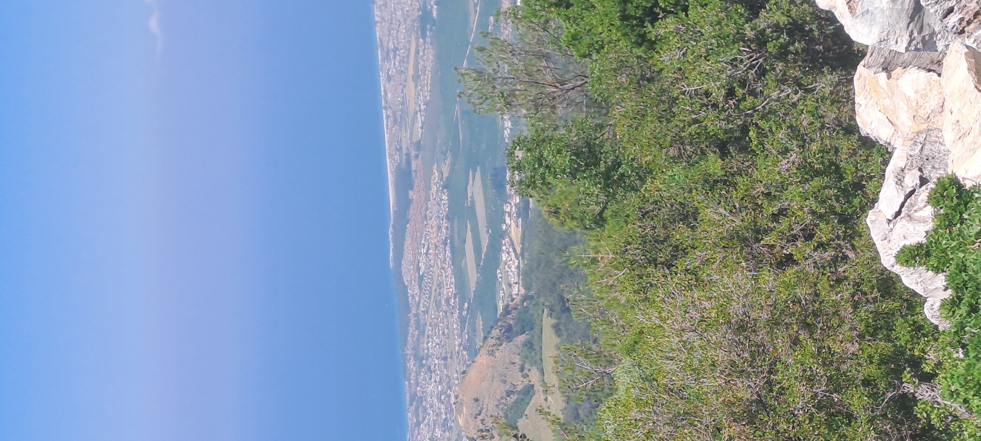 Panoramic coastal views captured in Kuşadası, Turkey