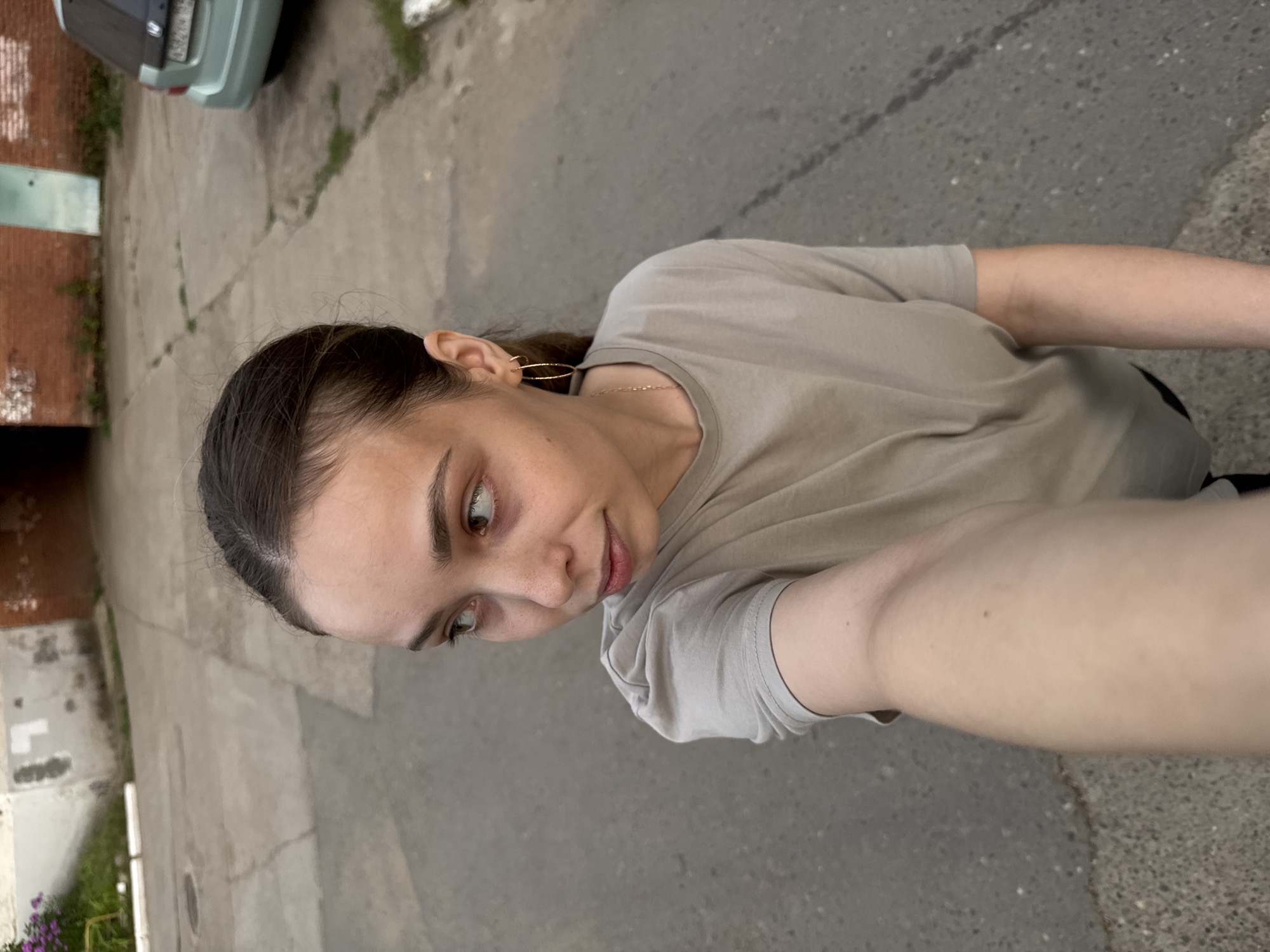 Selfies and a baby outing in Noviy, Russia
